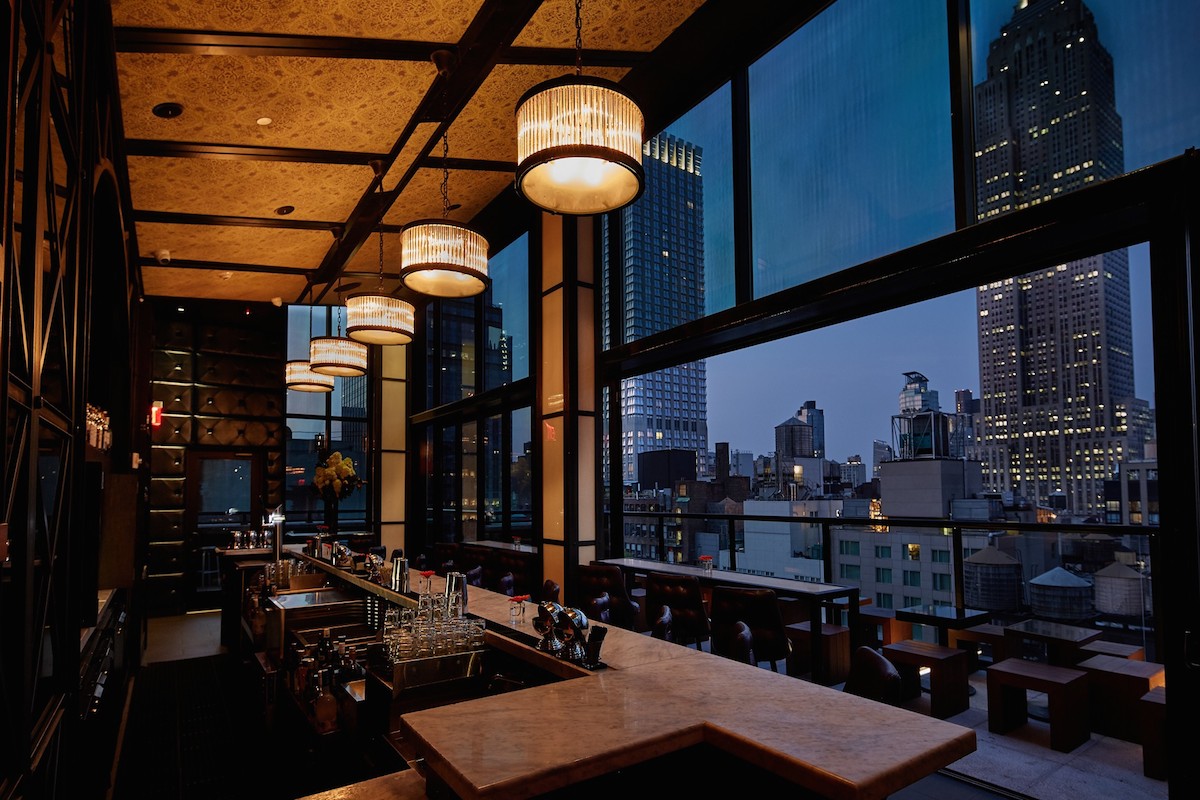 Spyglass Rooftop Bar Archer Hotel - New York, NY
