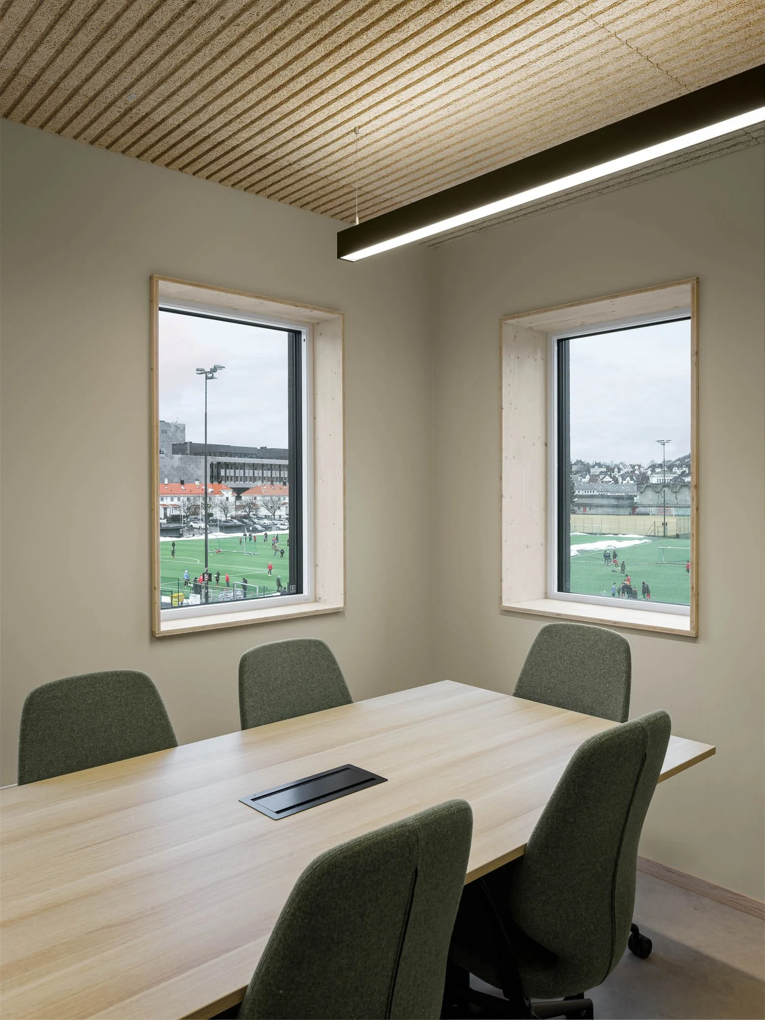Møterom ved NTGU Brann stadion.