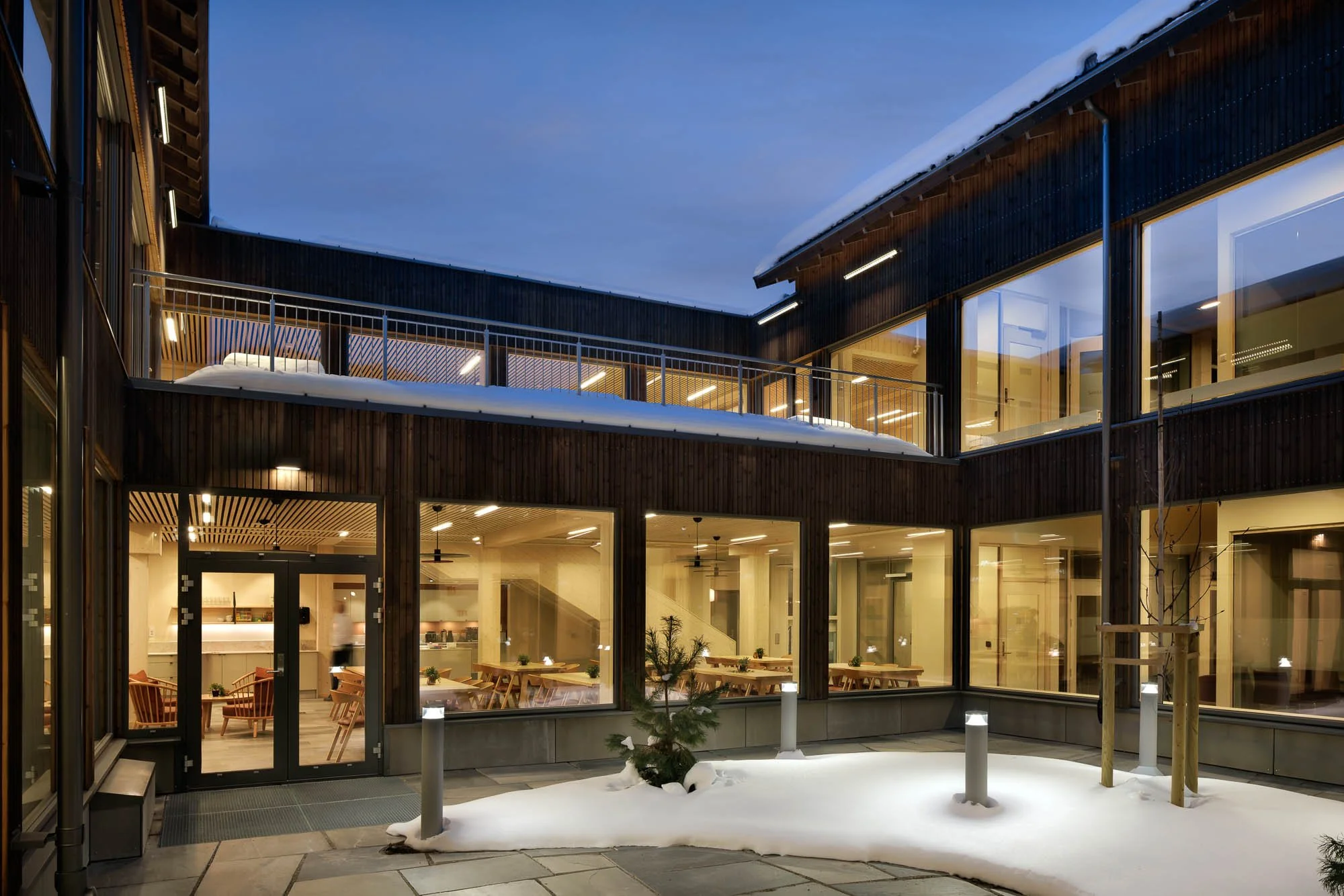 Sparebank1 Gol, fotografert for Nordic Office of Architecture.