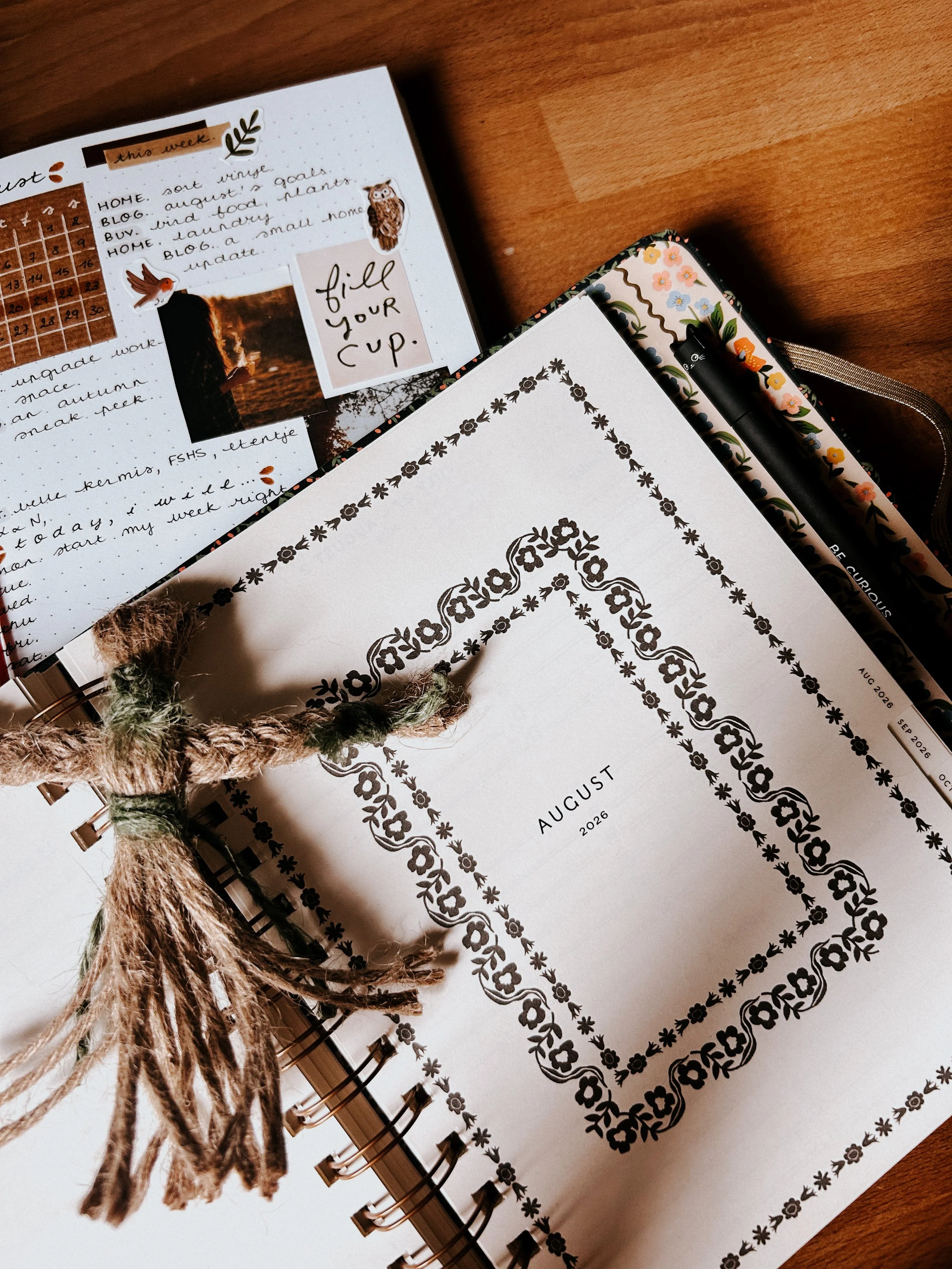 August’s goals.