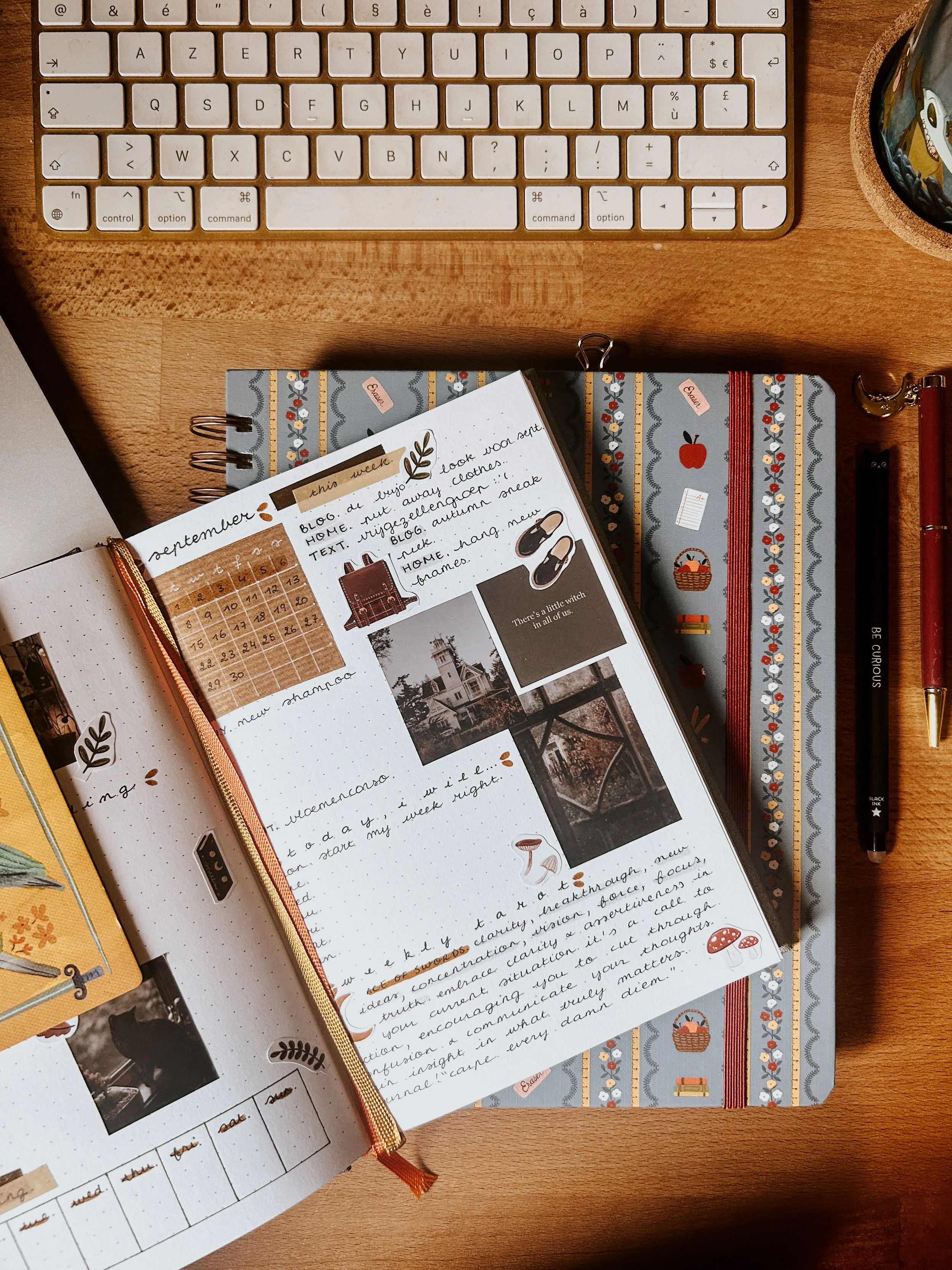 September’s bullet journal.
