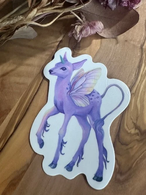 "Lavender Illusions" Vinyl Sticker
