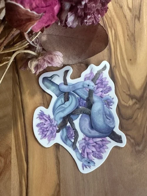 "Only The Flowers Knew" Vinyl Sticker