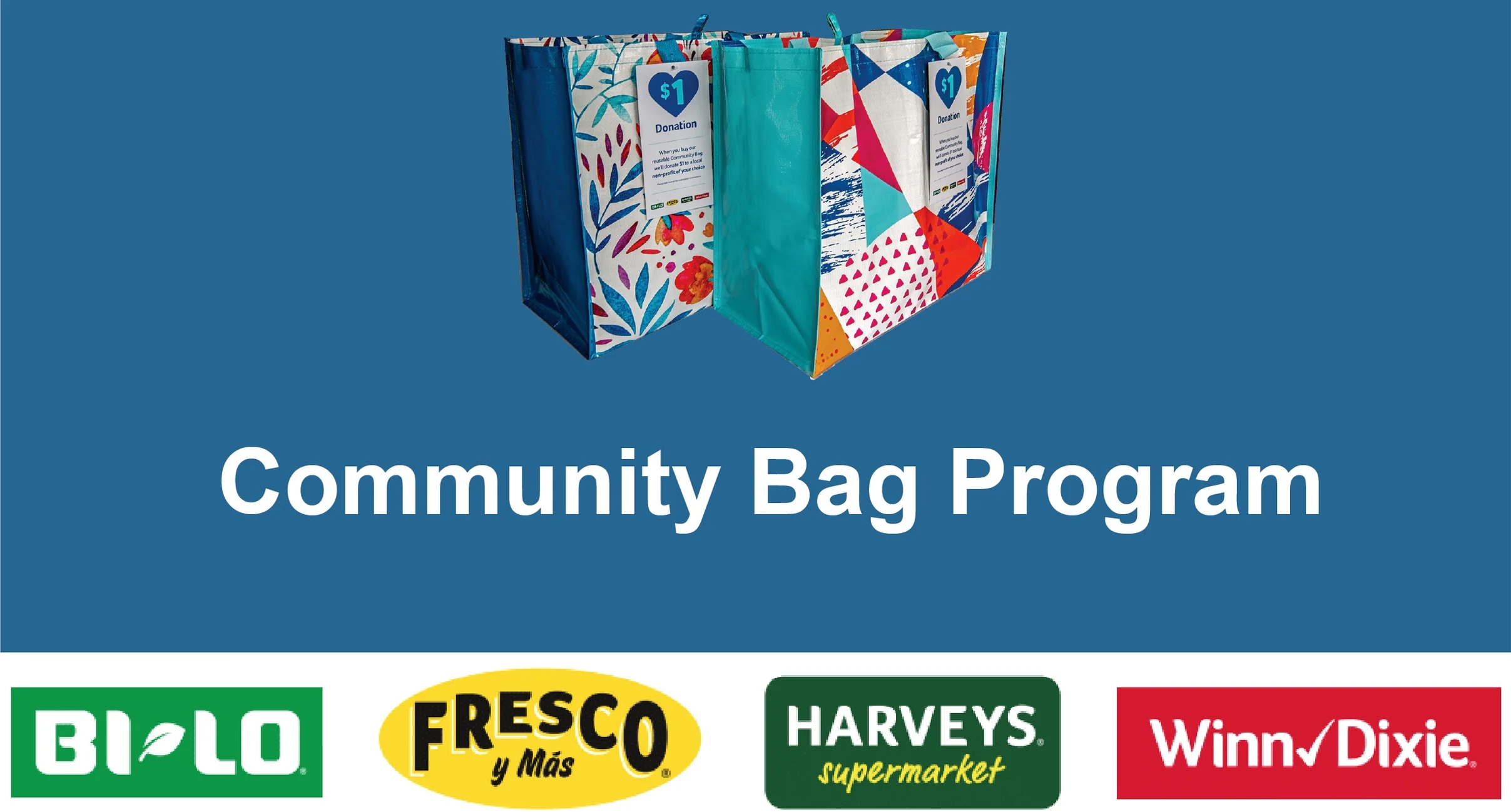 That's My Child will receive a $1 donation every time a $2.50 reusable Community Bag is sold during the month of June at the store located at: Winn-Dixie 7946 Vaughn Road, Montgomery AL
