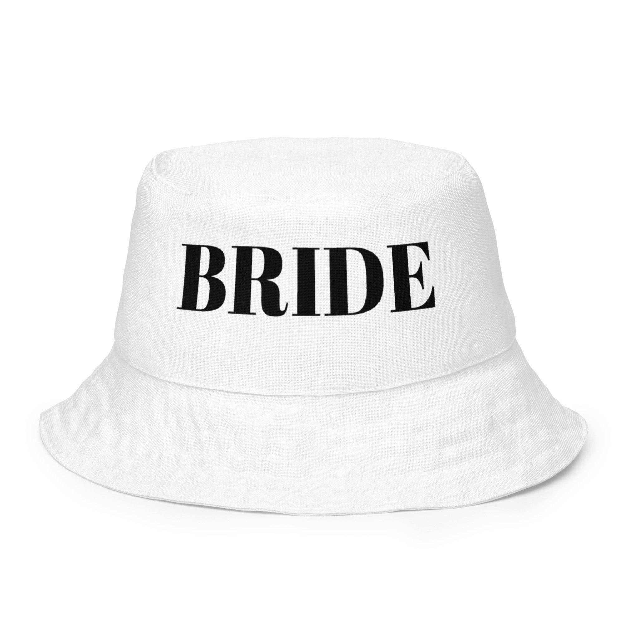 White Bride Bucket Hat BRIDE- Reversible bucket hat — Garden Rose main image 3