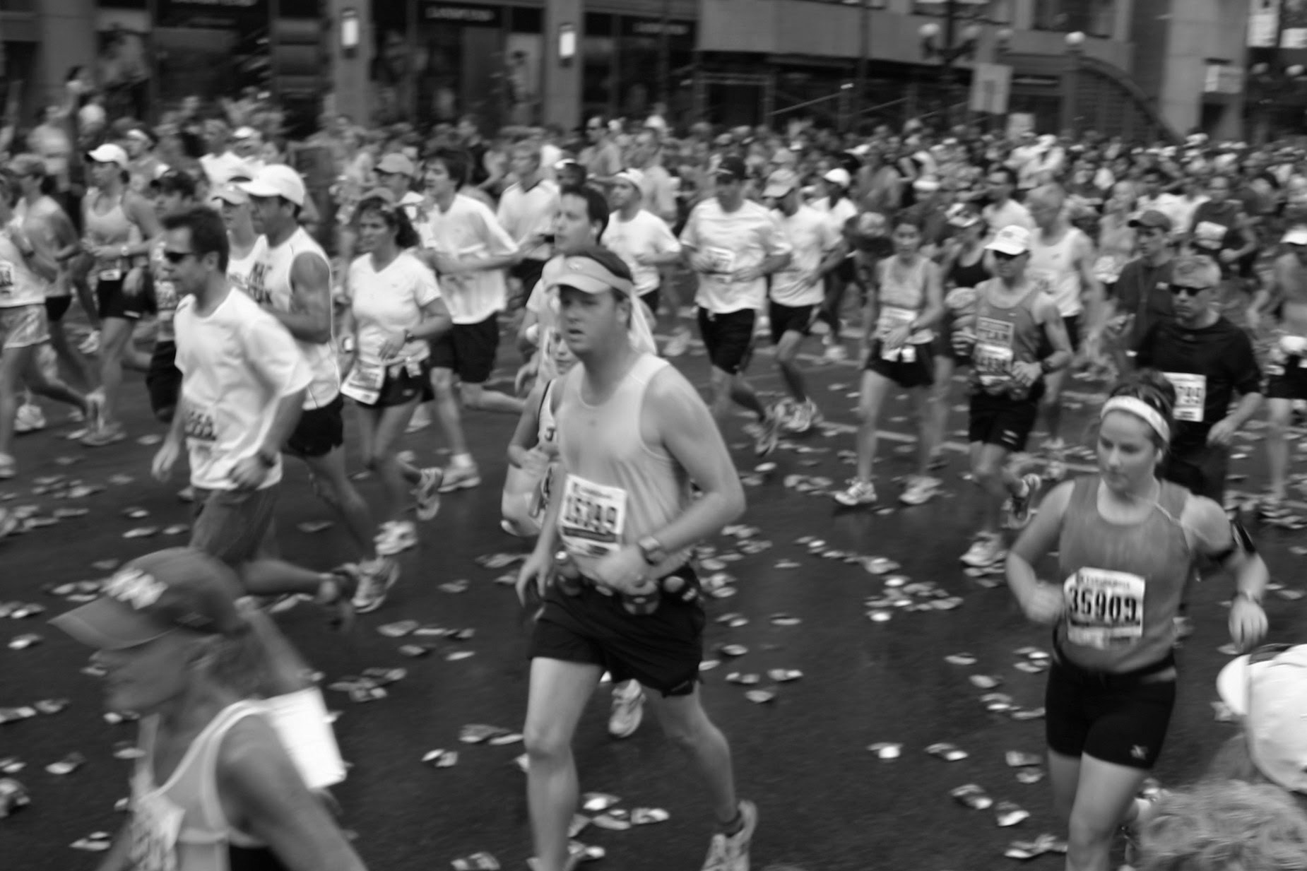 The infamous 2007 Chicago Marathon and Coach Amy's first. 