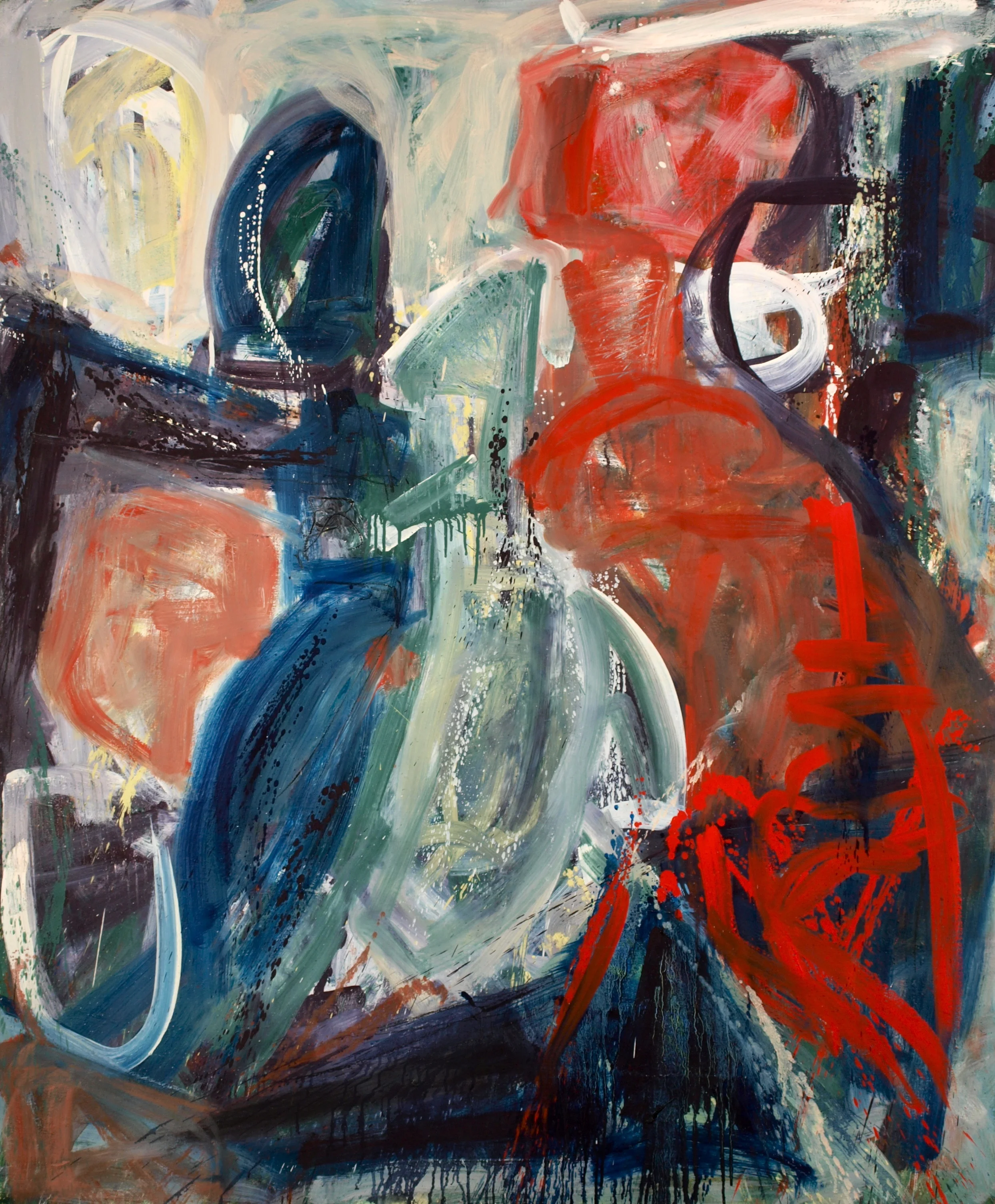 Family Connection Oil on canvas, 60 X 50 inches