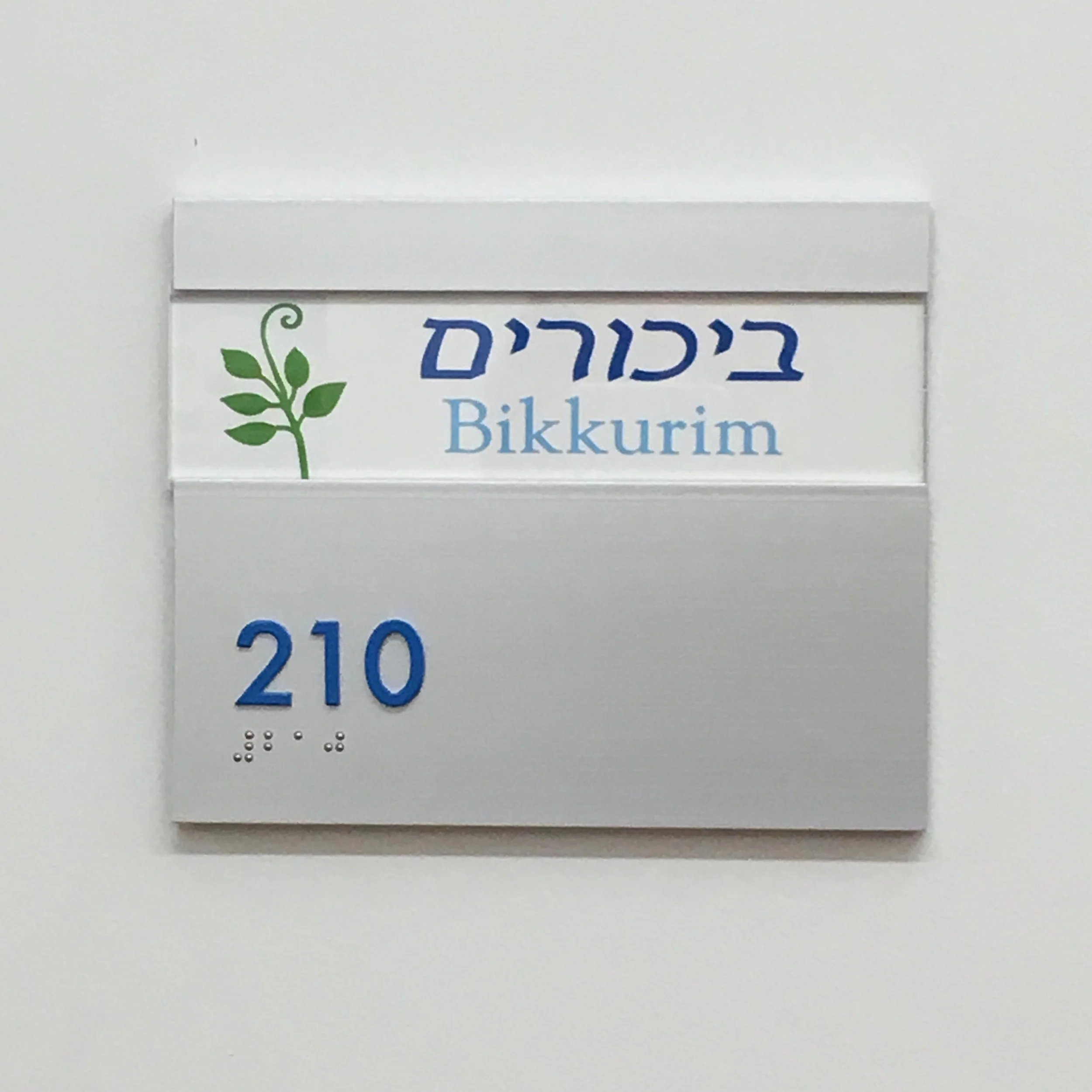 Window Insert Sign, Client - The Shefa School