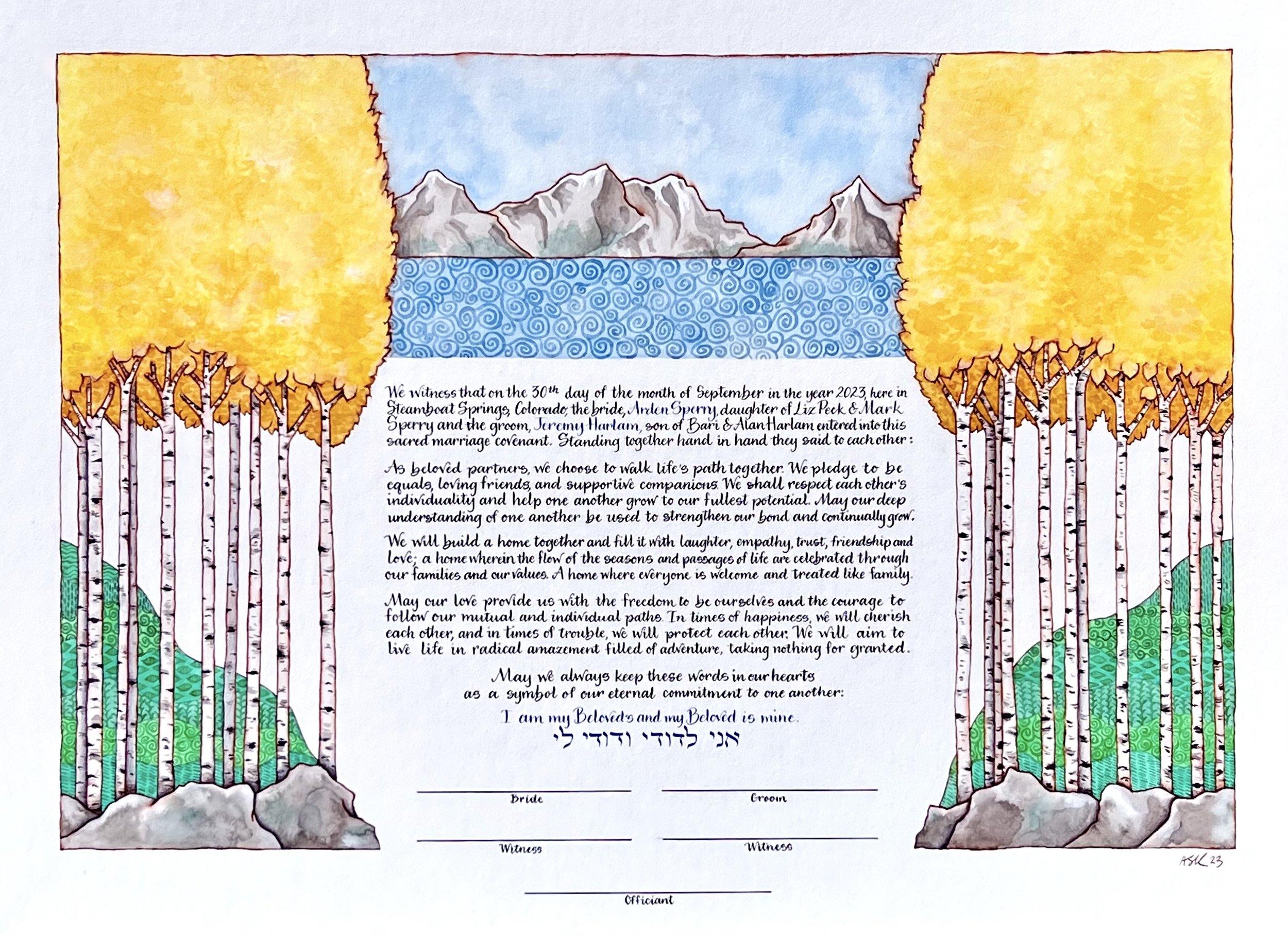 Autumn Aspens Vowtubah