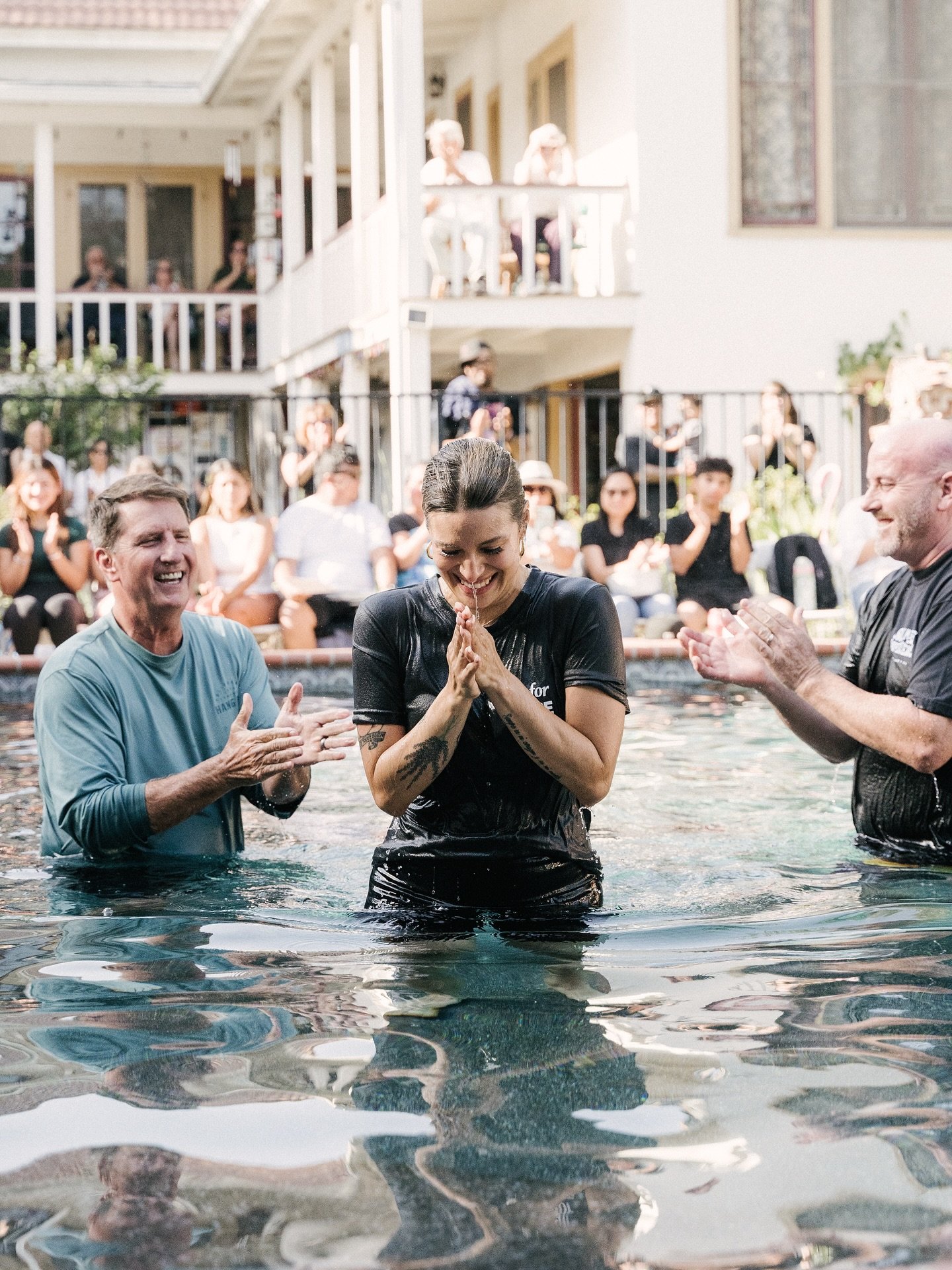 Baptism declares that the old you has died with Christ, and the new you was raised with Christ! 🙌