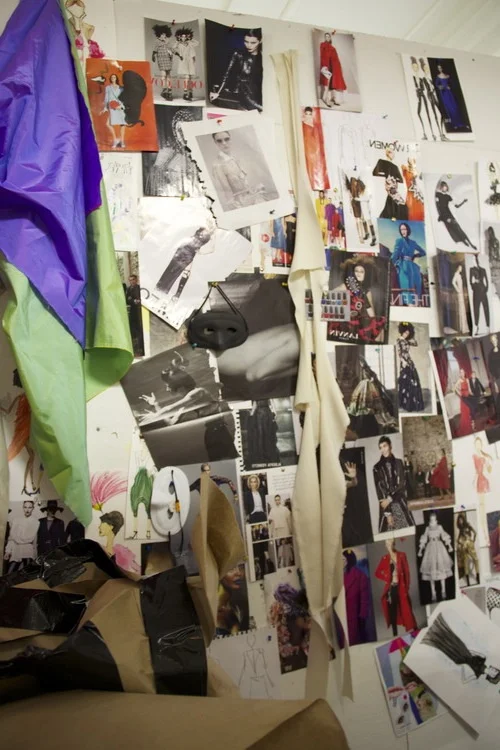 The wall of my studio. 2014.