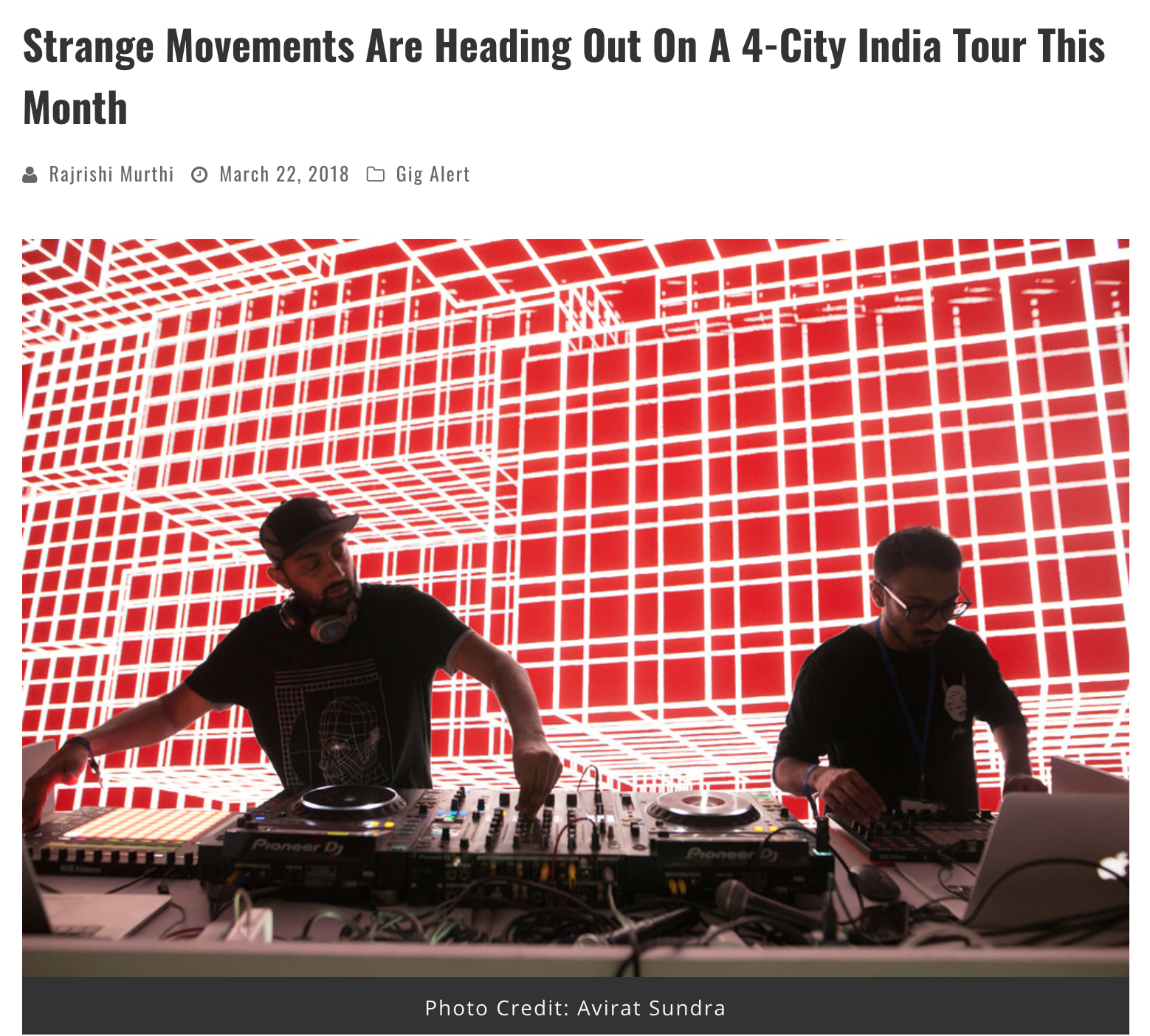 Banging Beats : Strange Movements Tour 