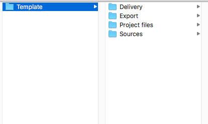 why you should have a template folder structure for video video project template