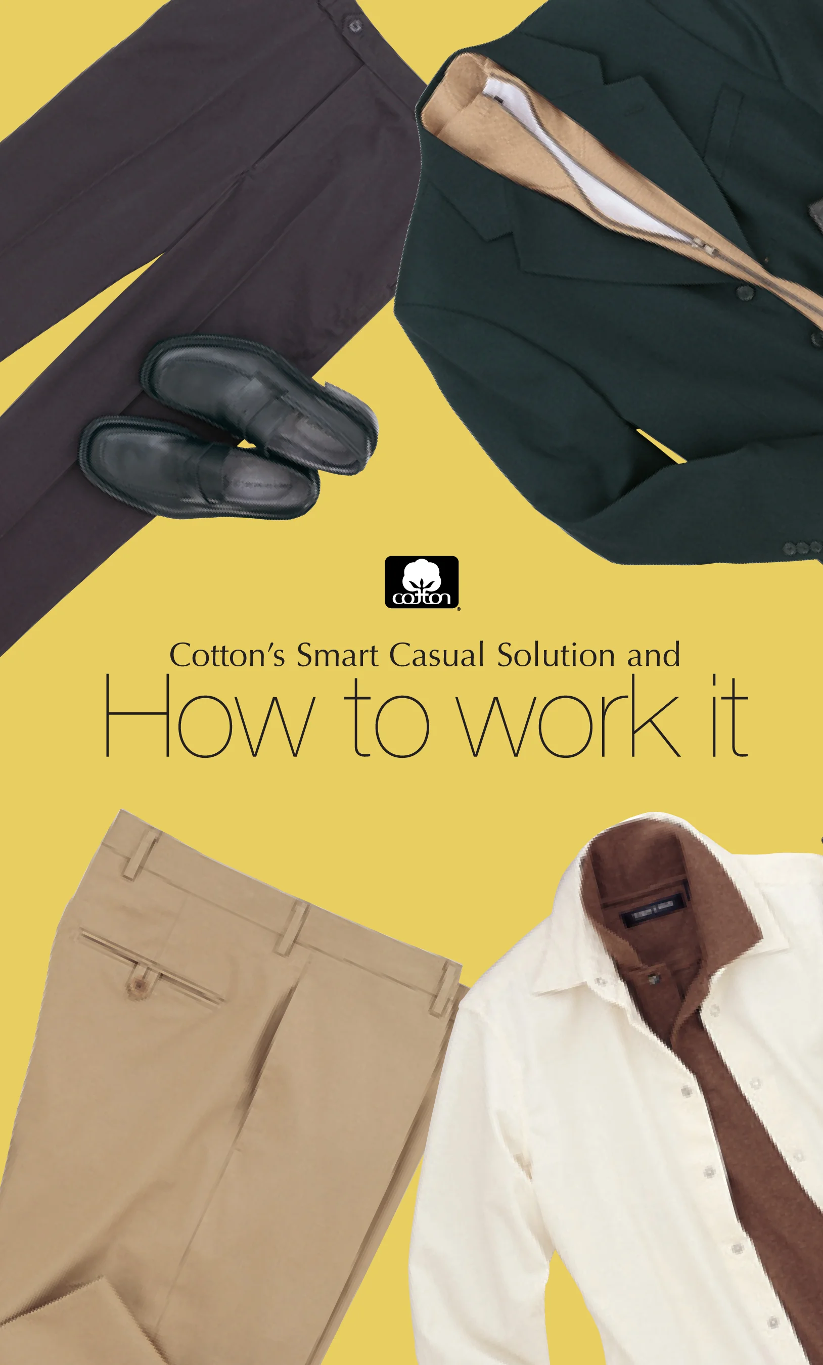 COTTON INCORPORATED / FASHION GUIDE FEATURING UNIQUE SPLIT PAGES