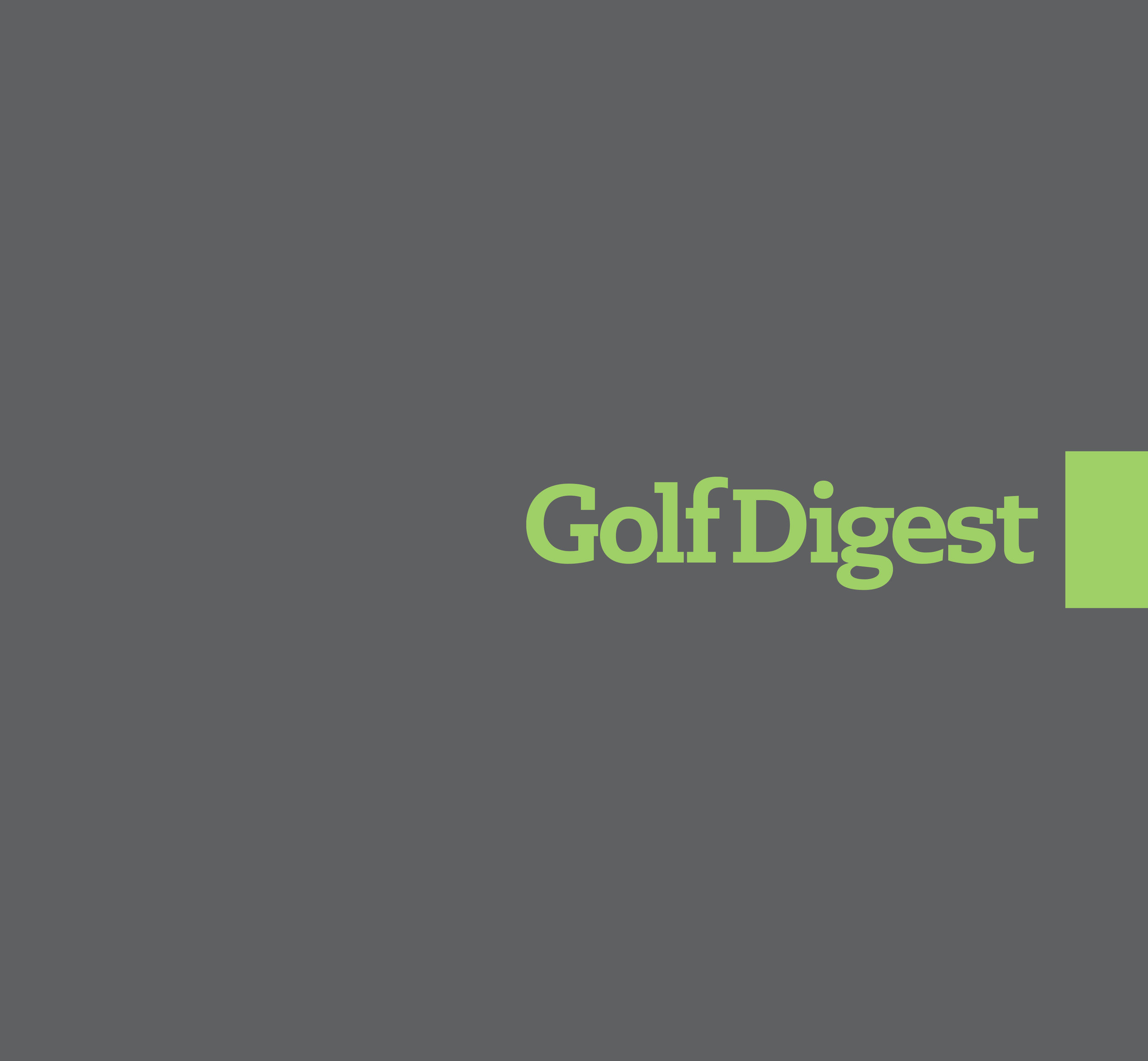 GOLF DIGEST MEDIA KIT