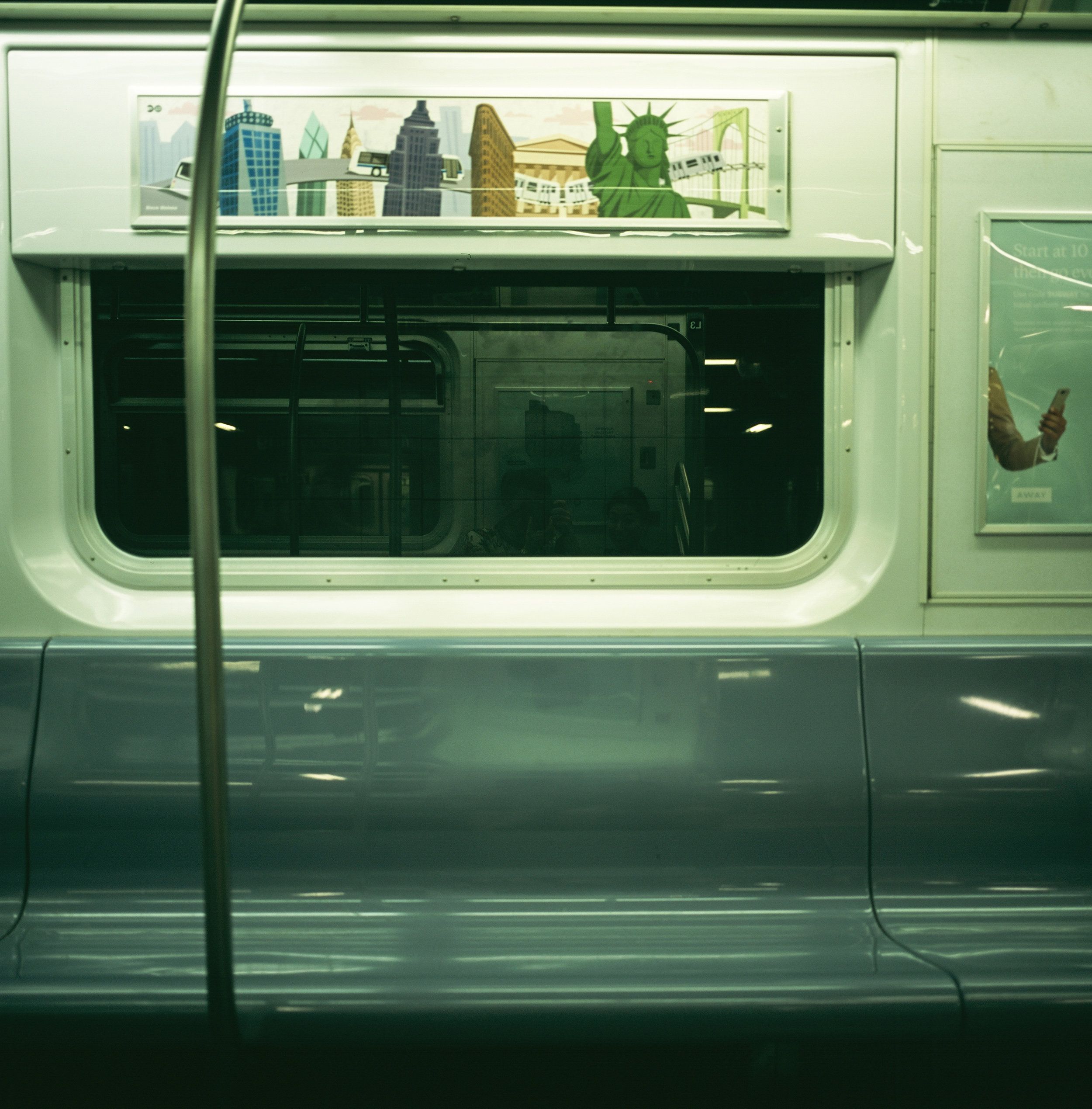  empty seat, or two ghosts in the window? 