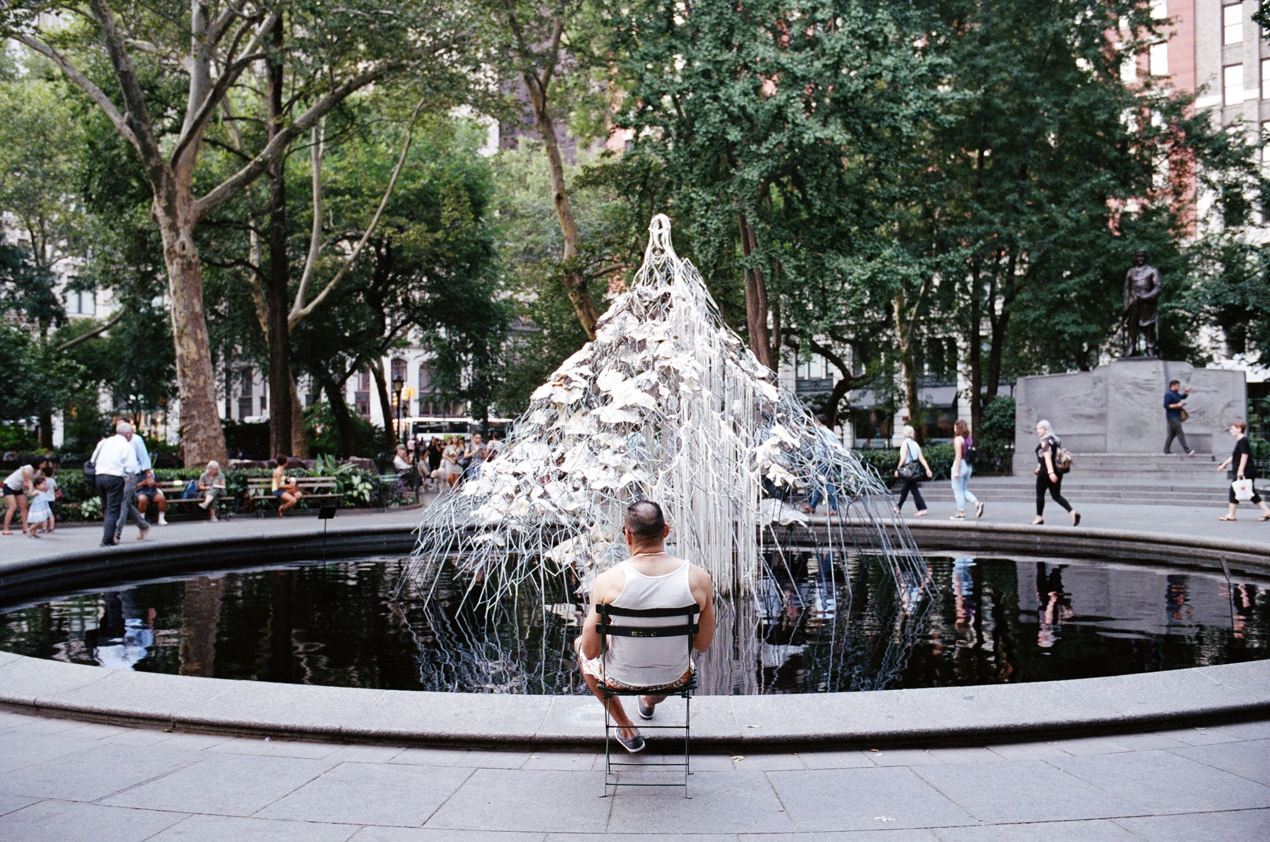  Diana Al-Hadid’s Delirious Matter and a guy kind of in the way 