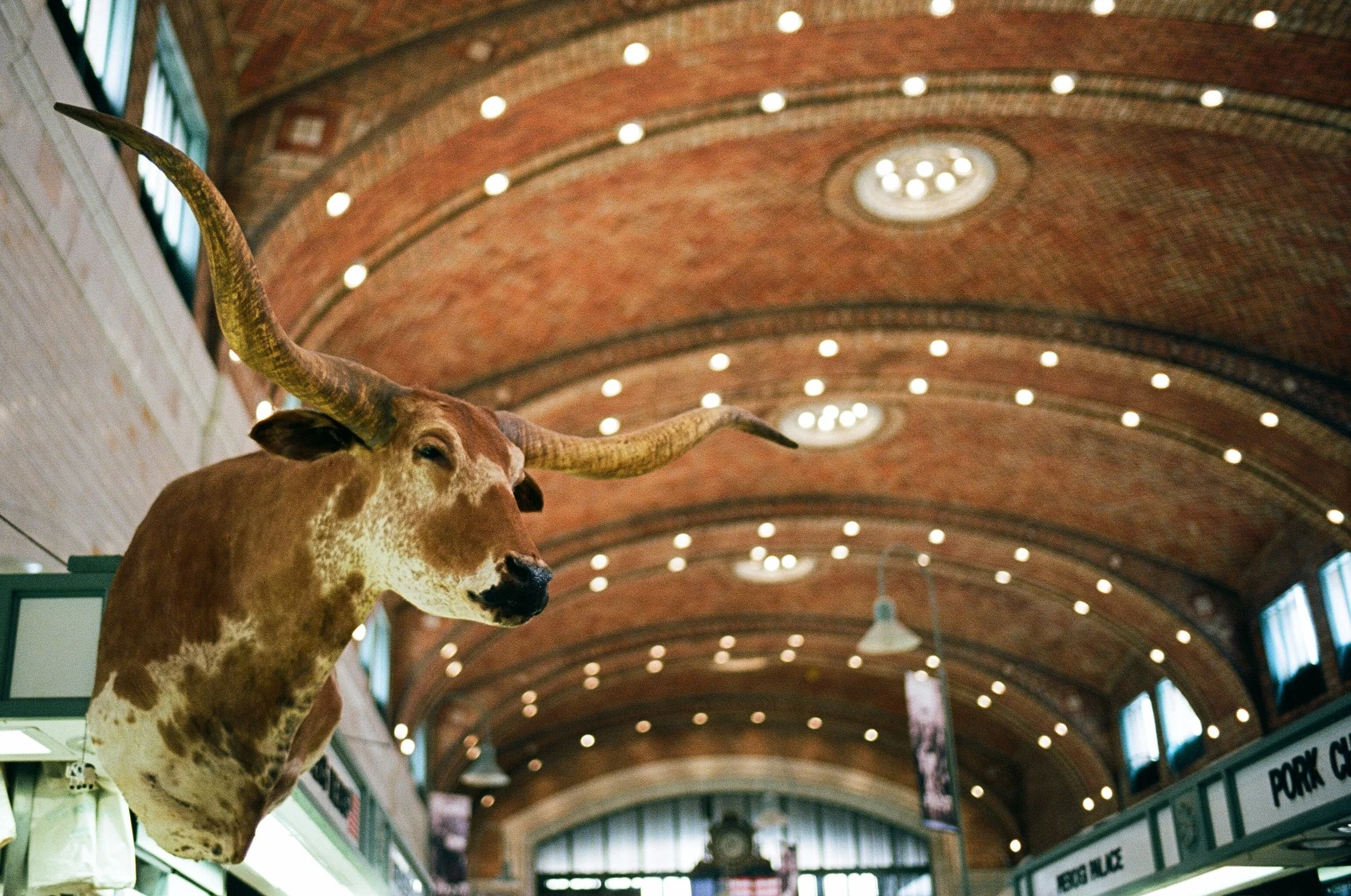  Westside Market, CLE.  I just want to nerd-out for a second about how good the 35mm Summilux is. I don’t see myself as a pixel-peeper, especially shooting film, but this is something I noticed right away.  I shot this at f/1.4 and focused on the bul