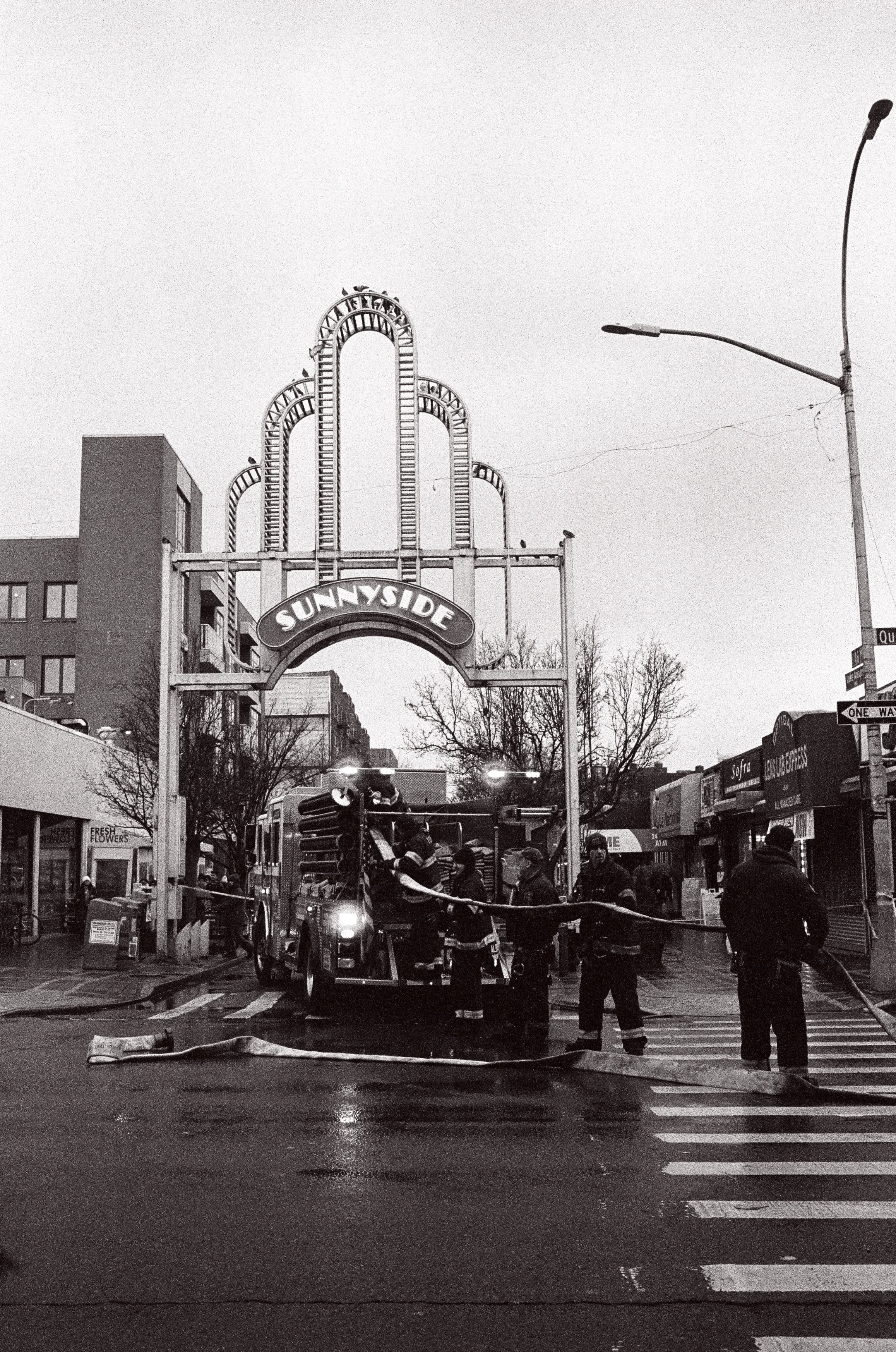  New York’s Bravest  Also, is the Sunnyside arch flicking us off? 