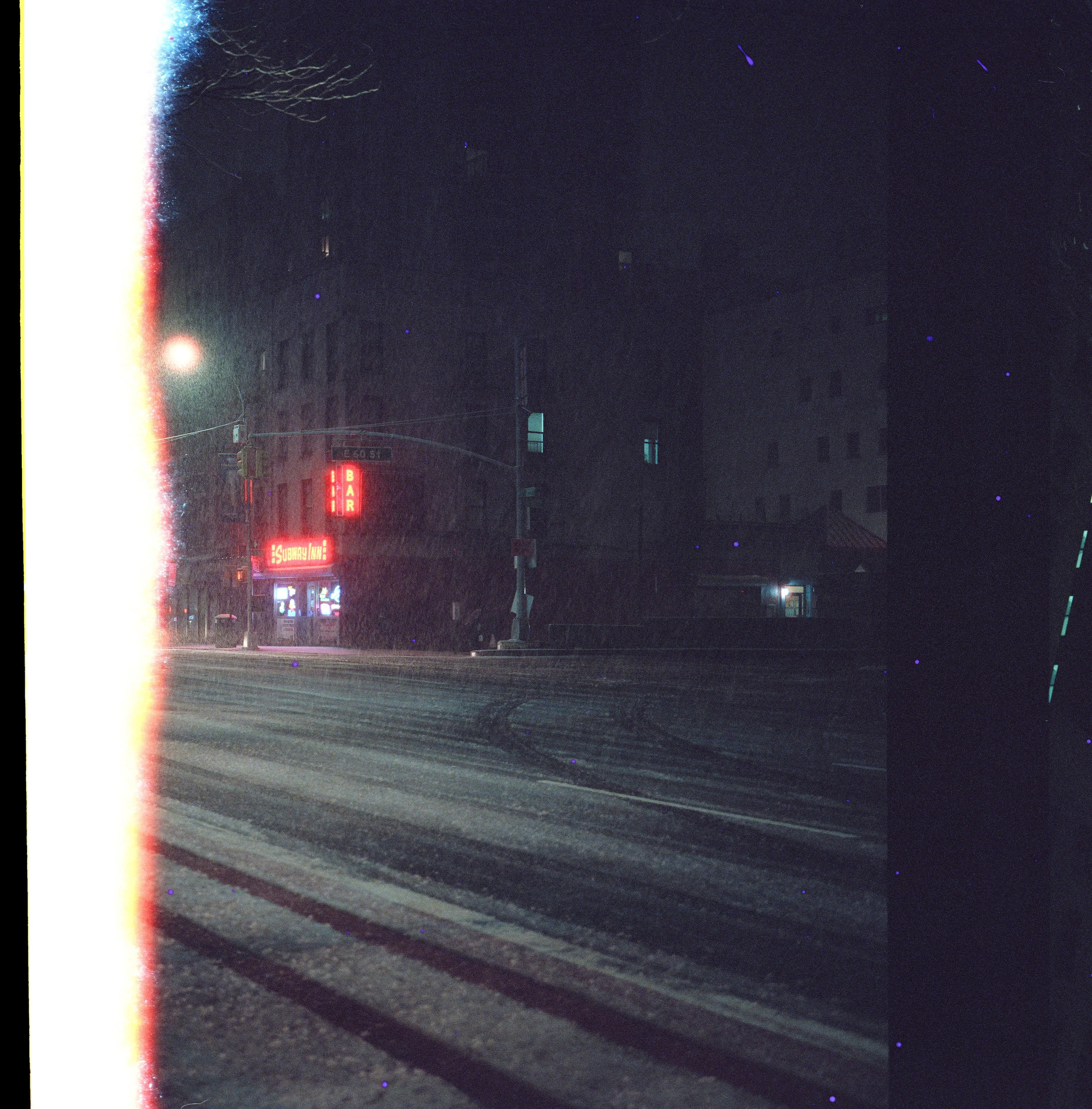  I’m 0 for 2 on getting a full frame for the first shot. I'm not loading it incorrectly I swear!  Lab couldn't figure this one out either - the next frame is part of this scan.. 