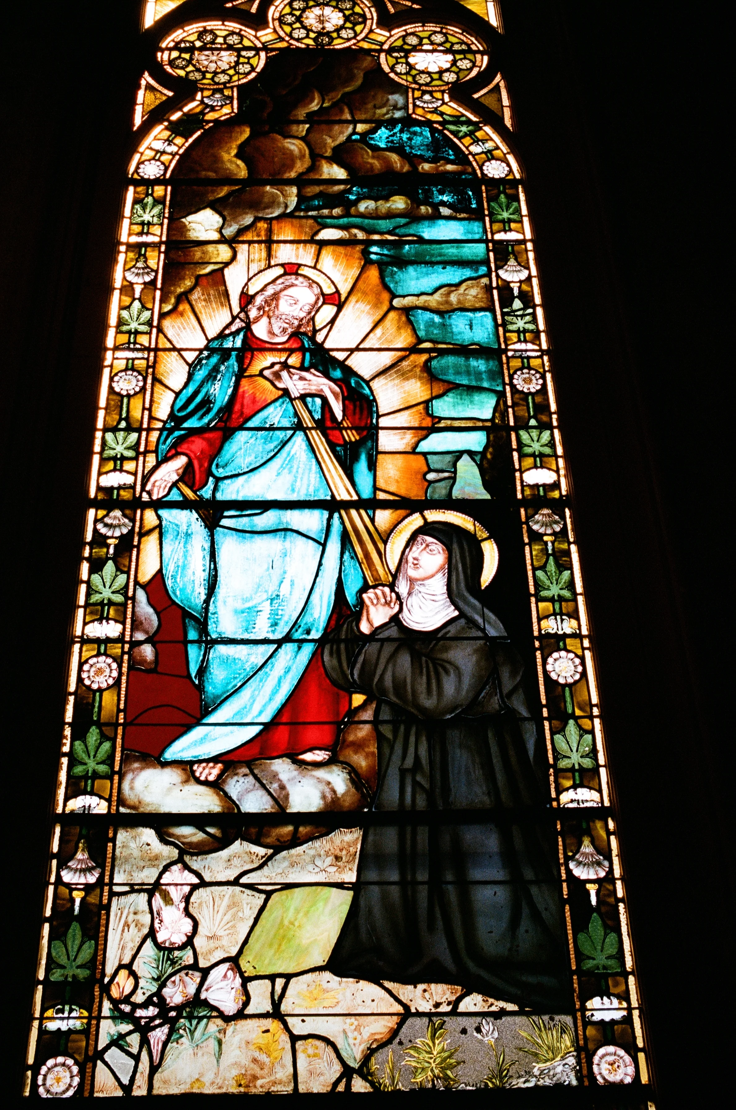  Jesus helping at yoga 