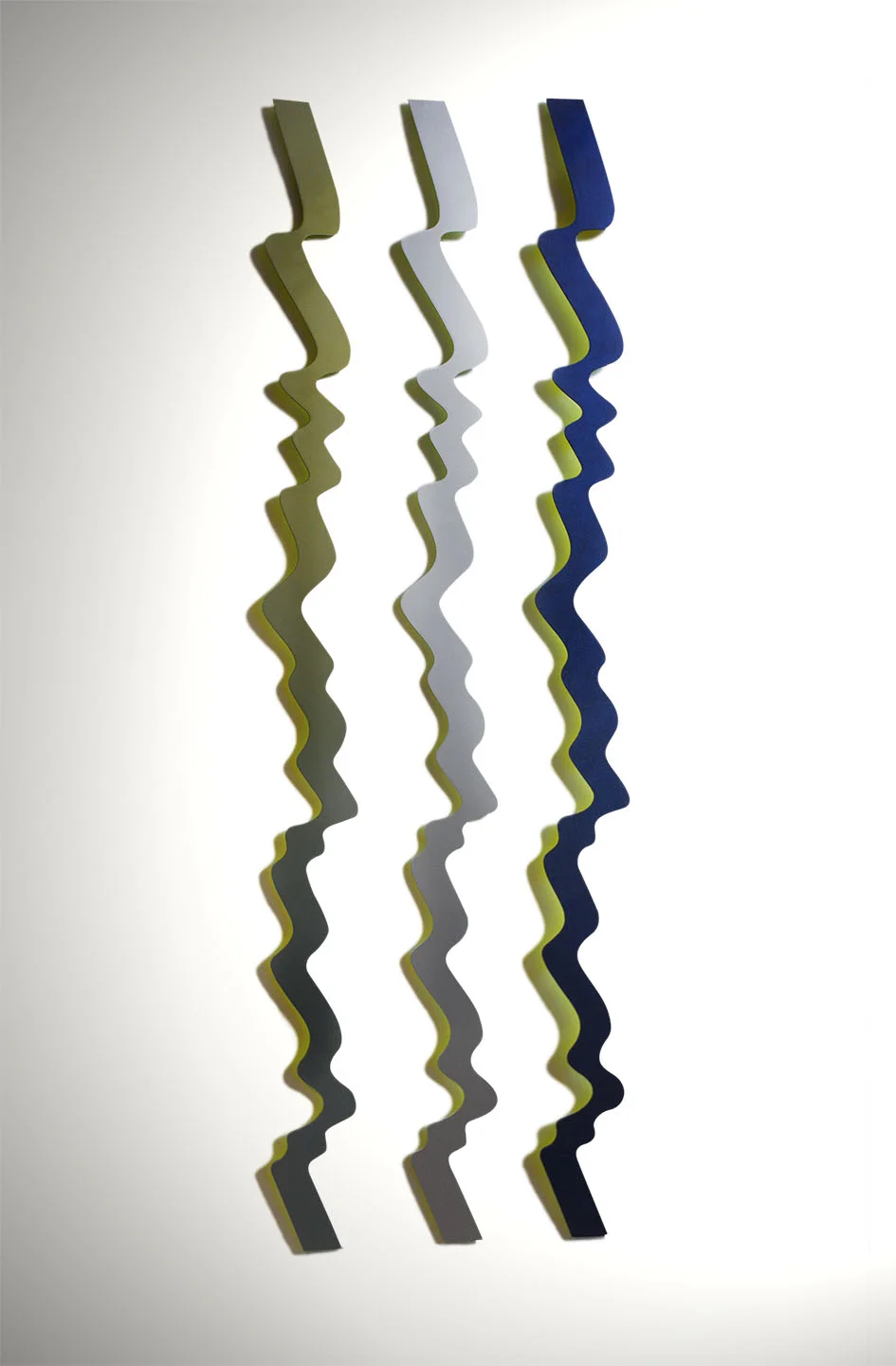 WAVE - green bamboo, white, blue