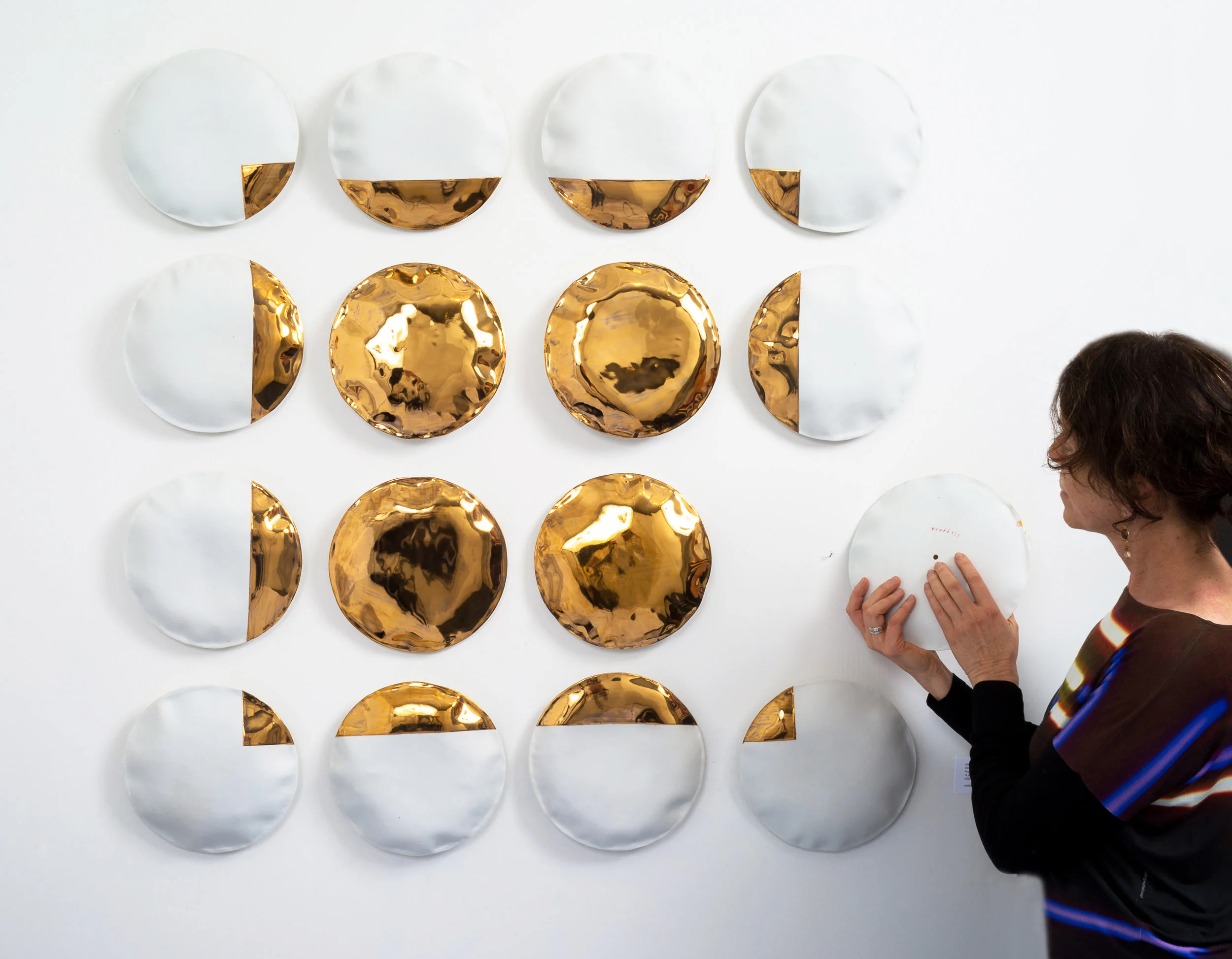 installation view, on an angled nail