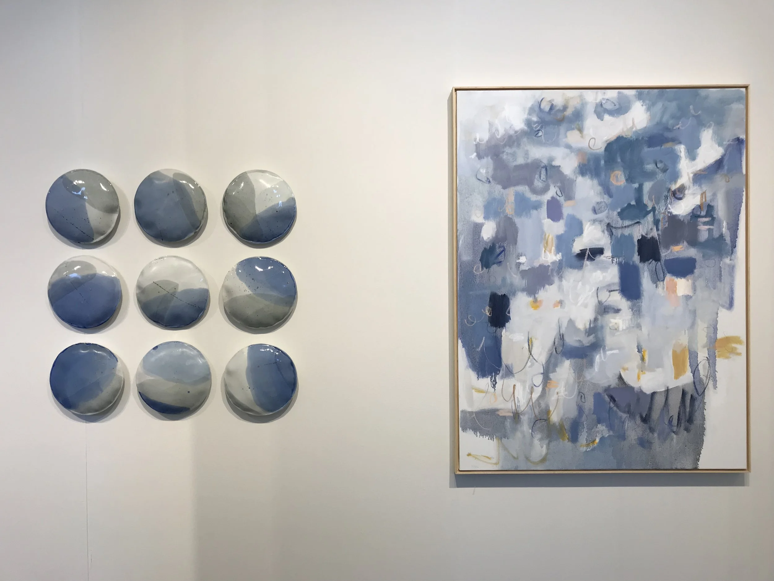 Stepanka Summer porcelain and Linc Thelen painting