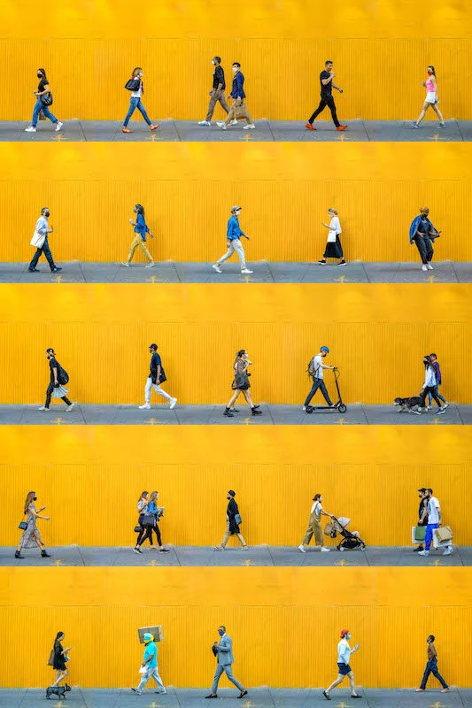 Time Lapse, SoHo, Greene St November, 2020