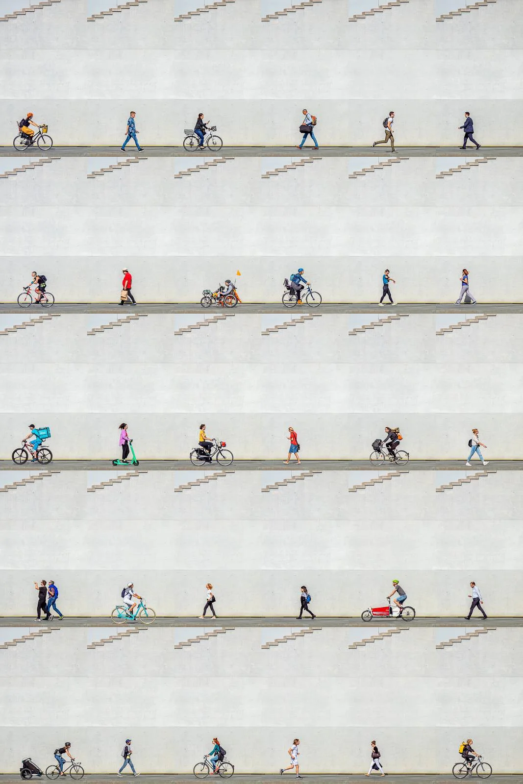 Time Lapse Berliner Mauerweg.