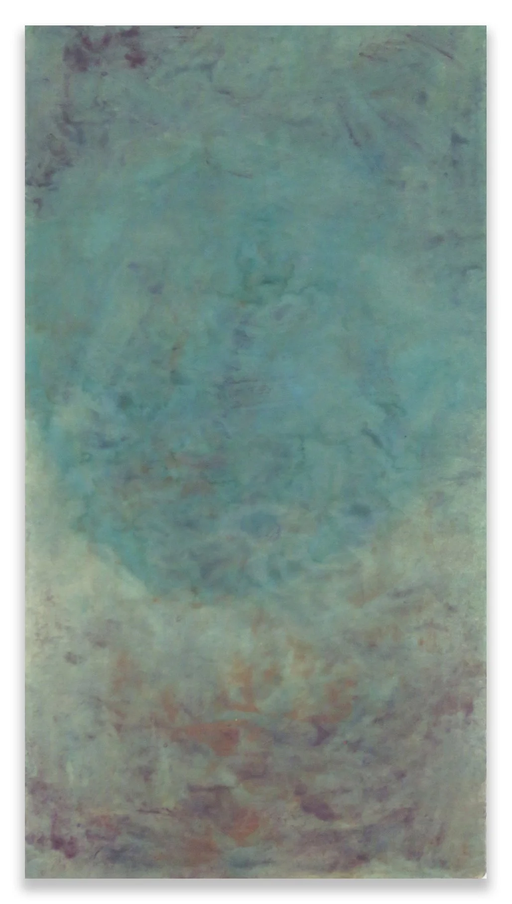 Mireille Vautier. Fond d'Eaux . 140 X 75cm
