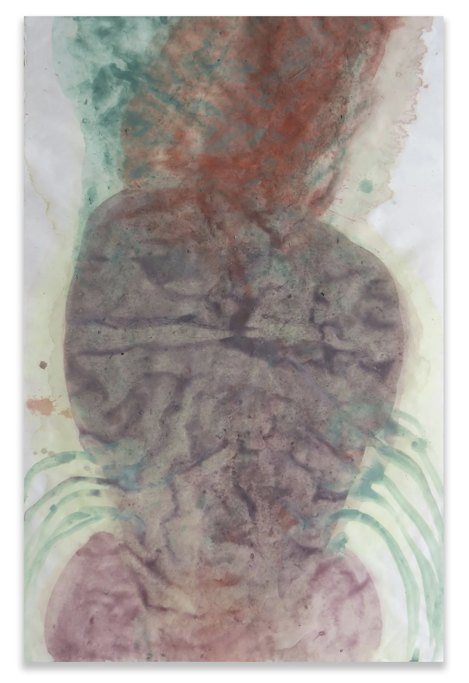 Mireille Vautier. Sounds III. 56 x 39.=3”  (142 X 100cm) 