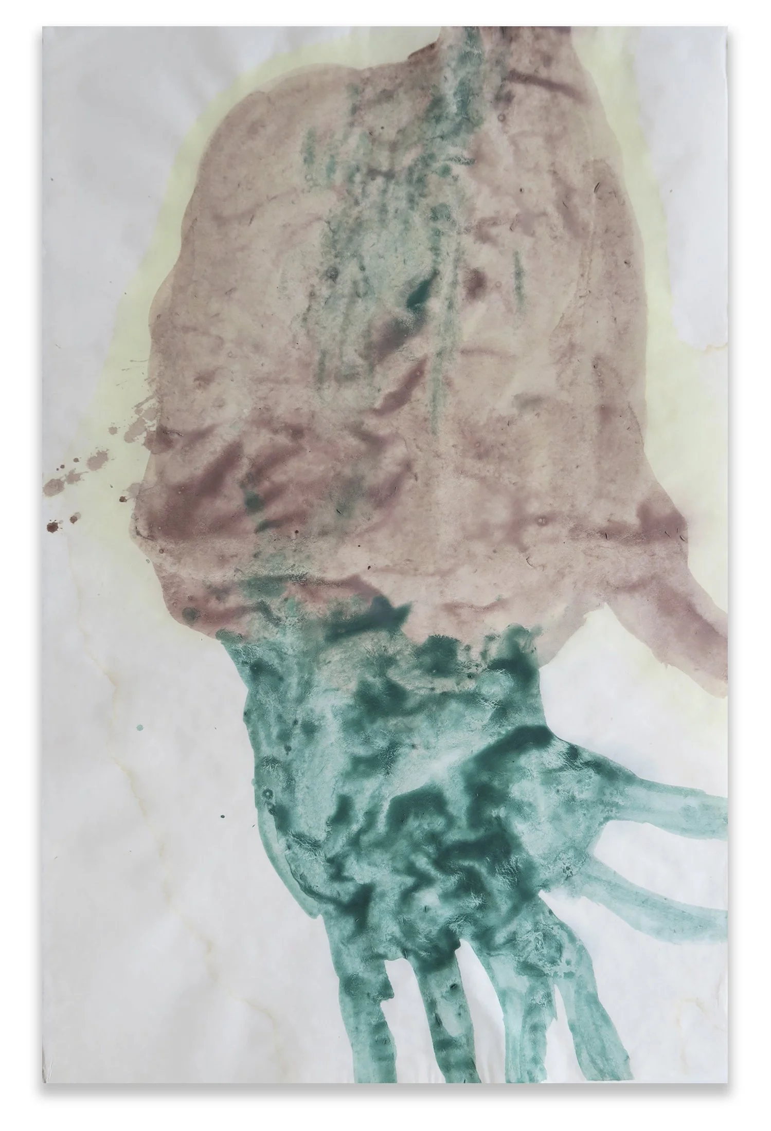 Mireille Vautier. Sounds II. 56 x 39.=3”  (142 X 100cm) 