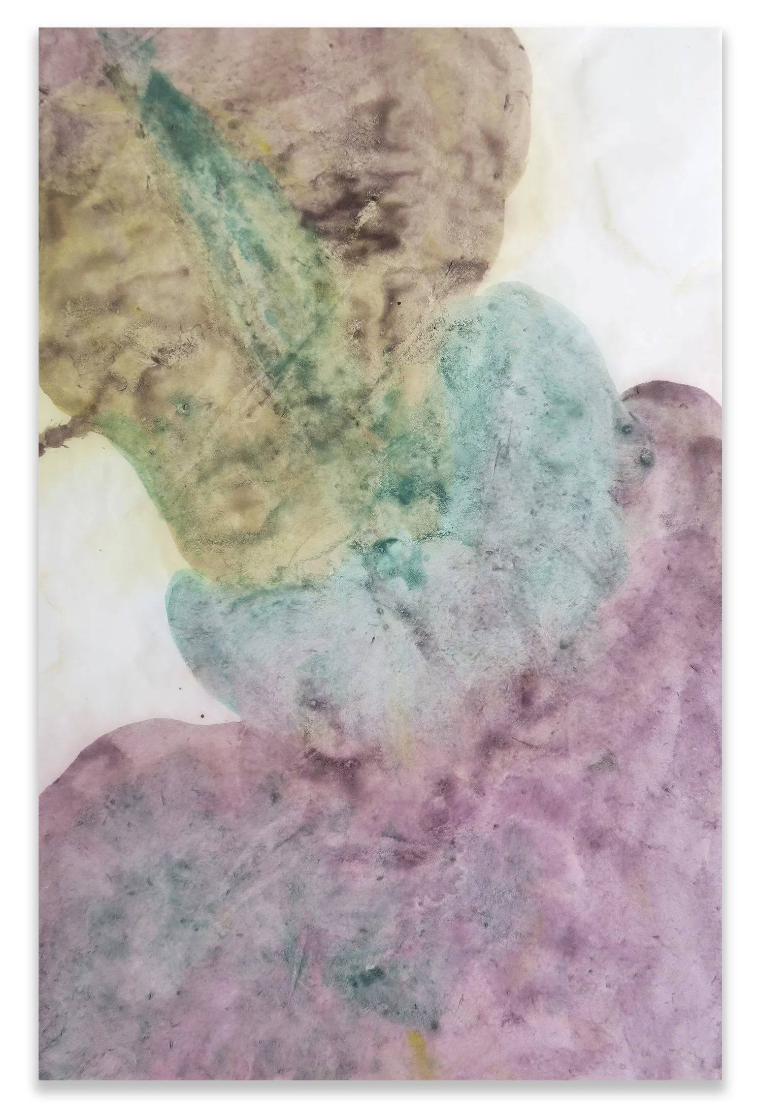 Mireille Vautier. Sounds III. 56 x 39.=3”  (142 X 100cm) 