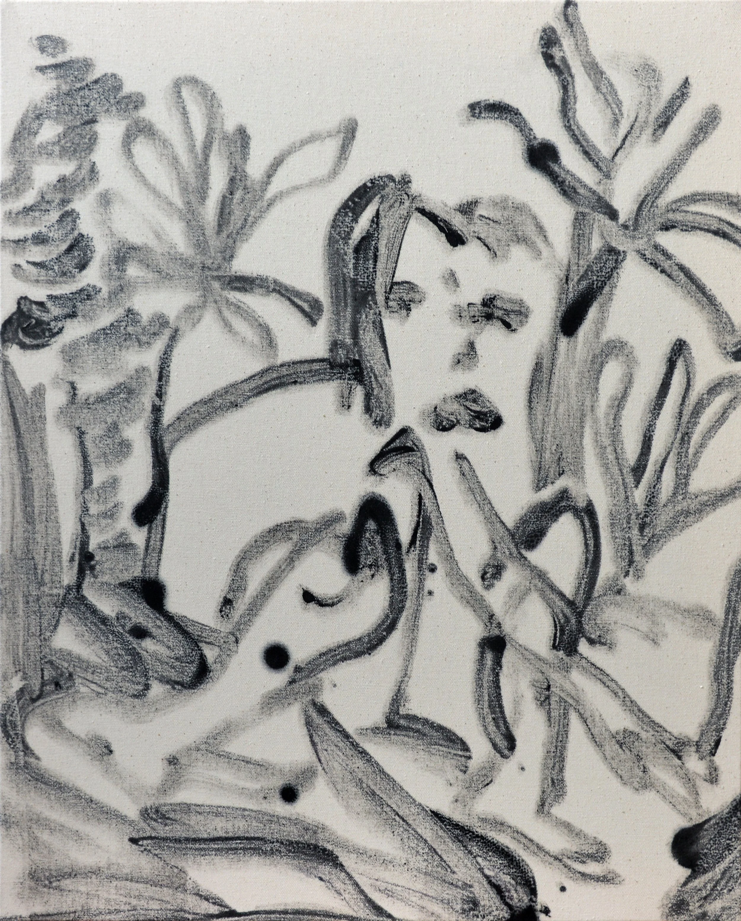 Colosse.  Monotype. Unique .19.6 x 15.7" (50 x 40cm)