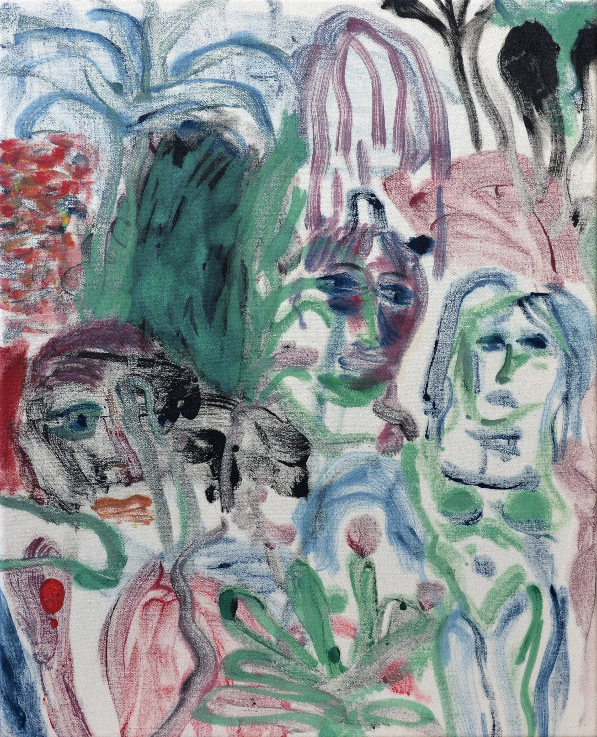 Untitled. Monotype. Unique . 19.6 x 15.7" (50 x 40cm)