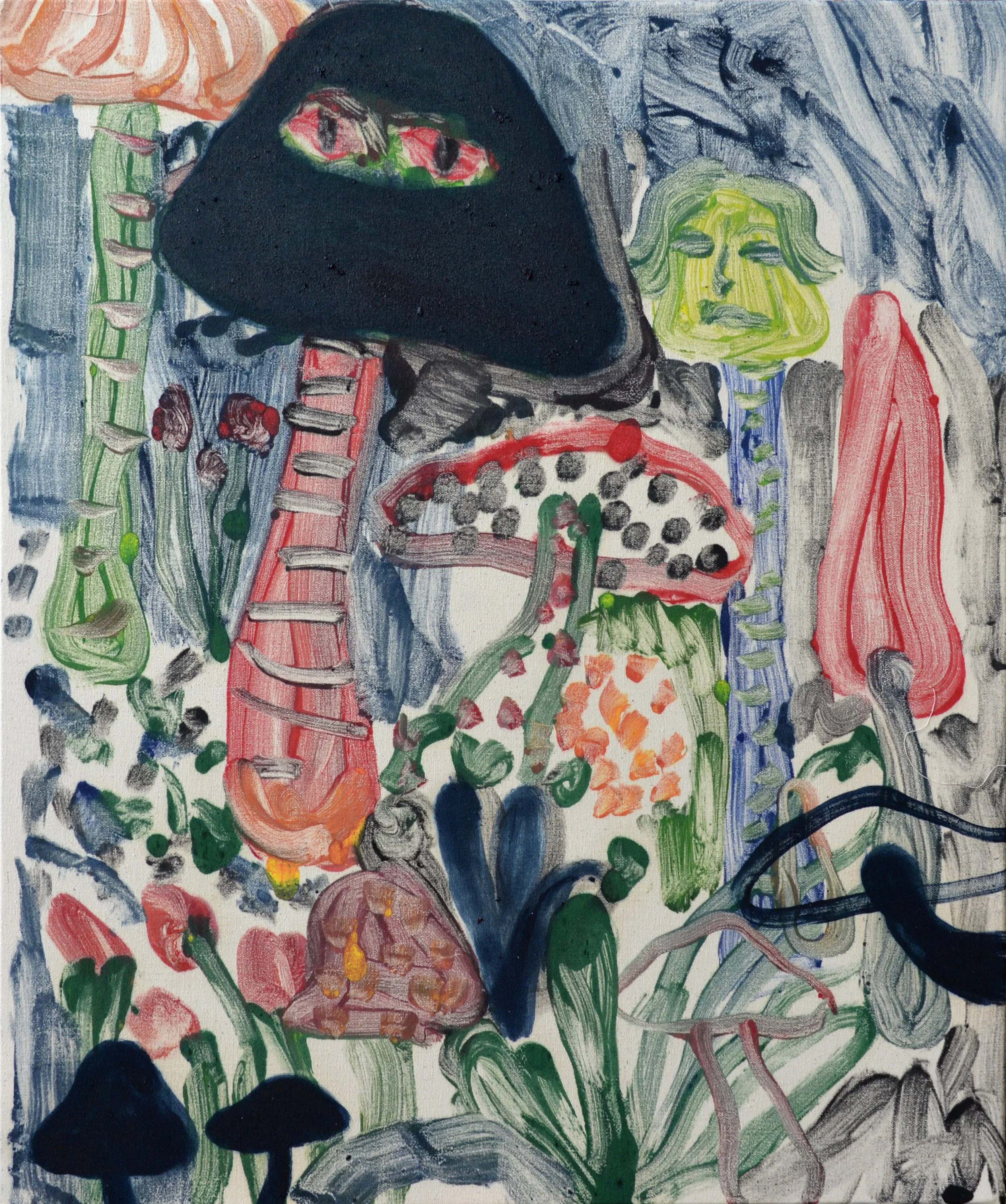 Wonderland. Monotype. Unique . .23.6 X 19.6" (60x50cm)
