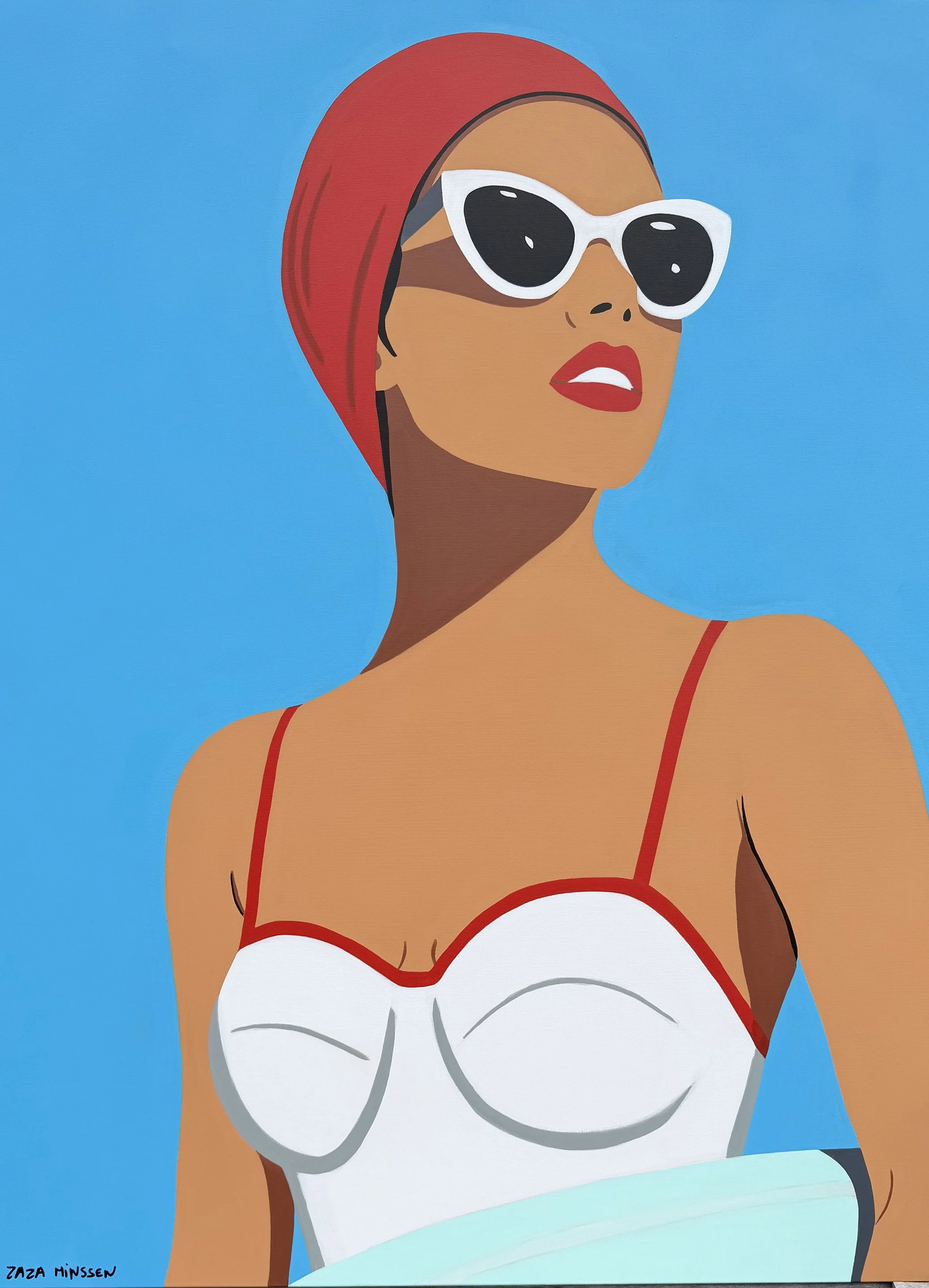 Summer Icon (2025). 51 x 38".