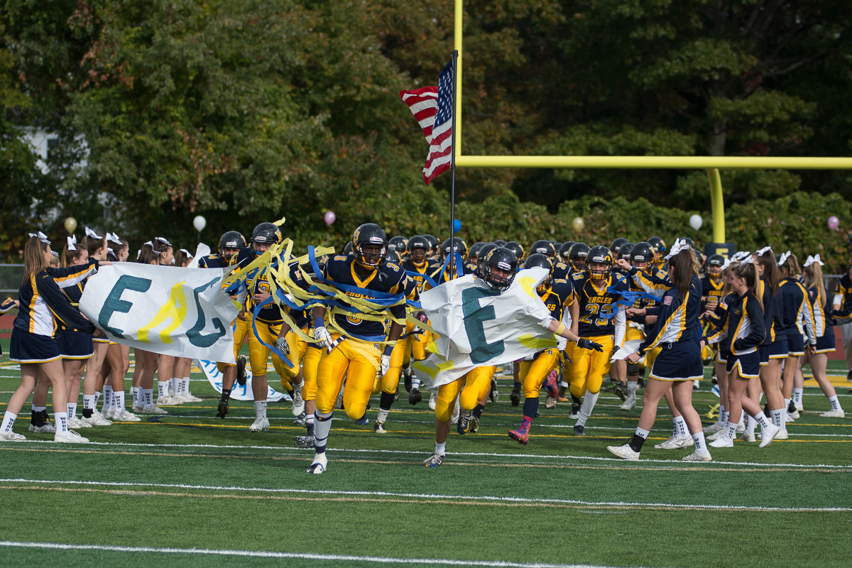 The West Babylon Eagles take the field on October 24, 2015 for their 2015-16 season Homecoming game.