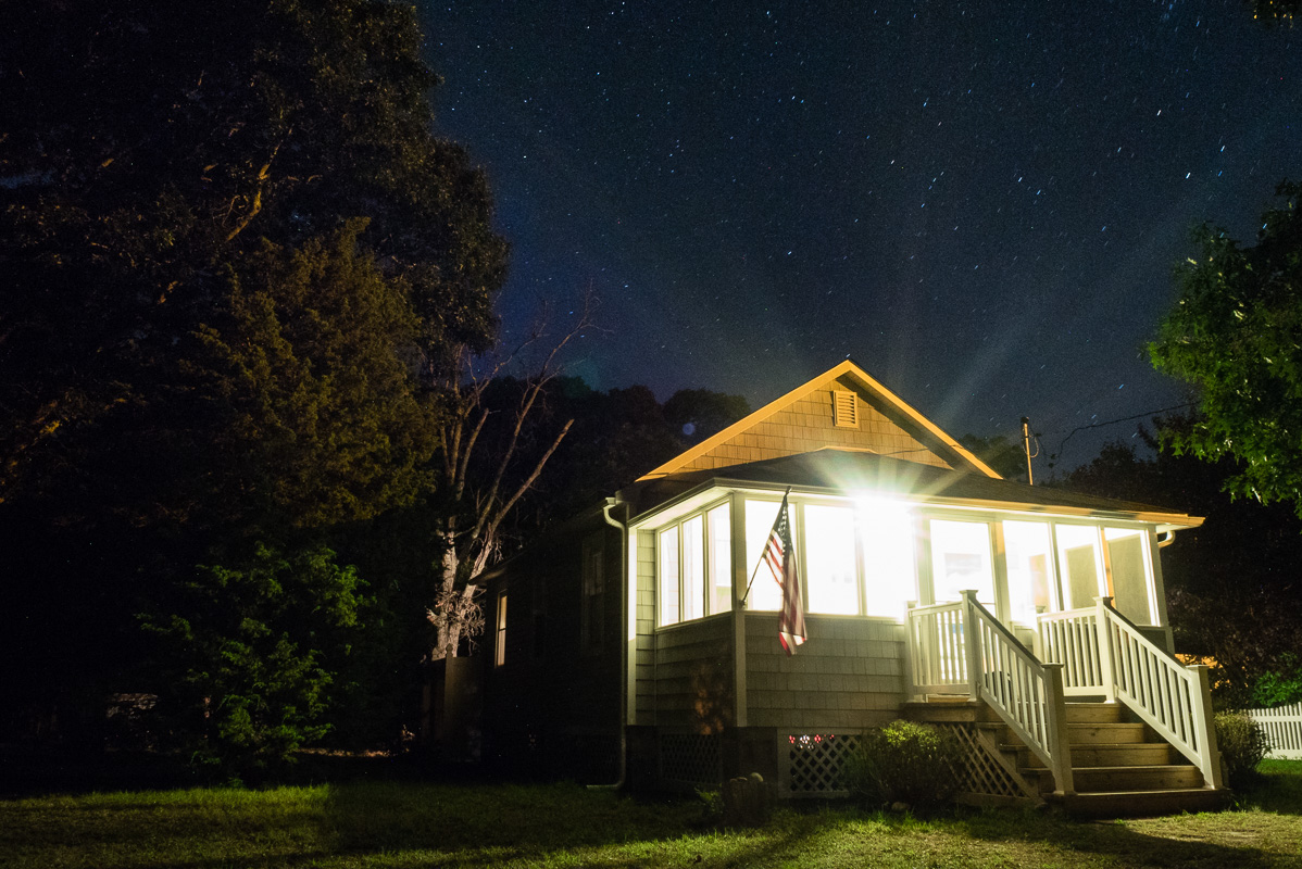 Light pollution is a serious problem in the United States. According to the International Dark Skies Association 80 percent of Americans and Europeans can no longer see a pollution free night sky. Even here in South Hampton, nearly 100 miles from New York City, light pollution still obstructs the view of the night sky.