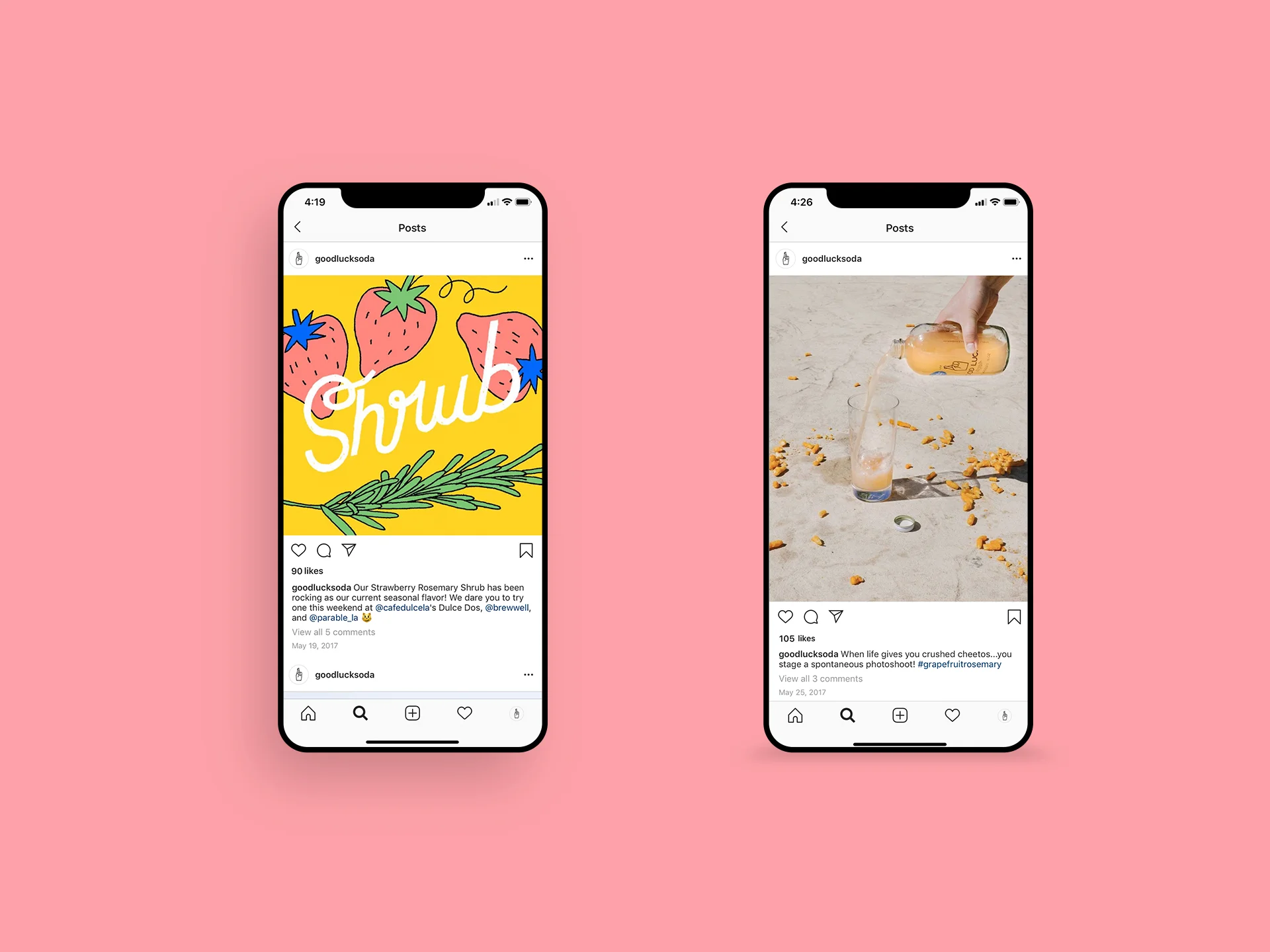 Co-Founder and art director for small local Los Angeles soda company, Good Luck Soda . Responsible for all brand identity, logo design, packaging design, and creative content involving graphic and illustrations.