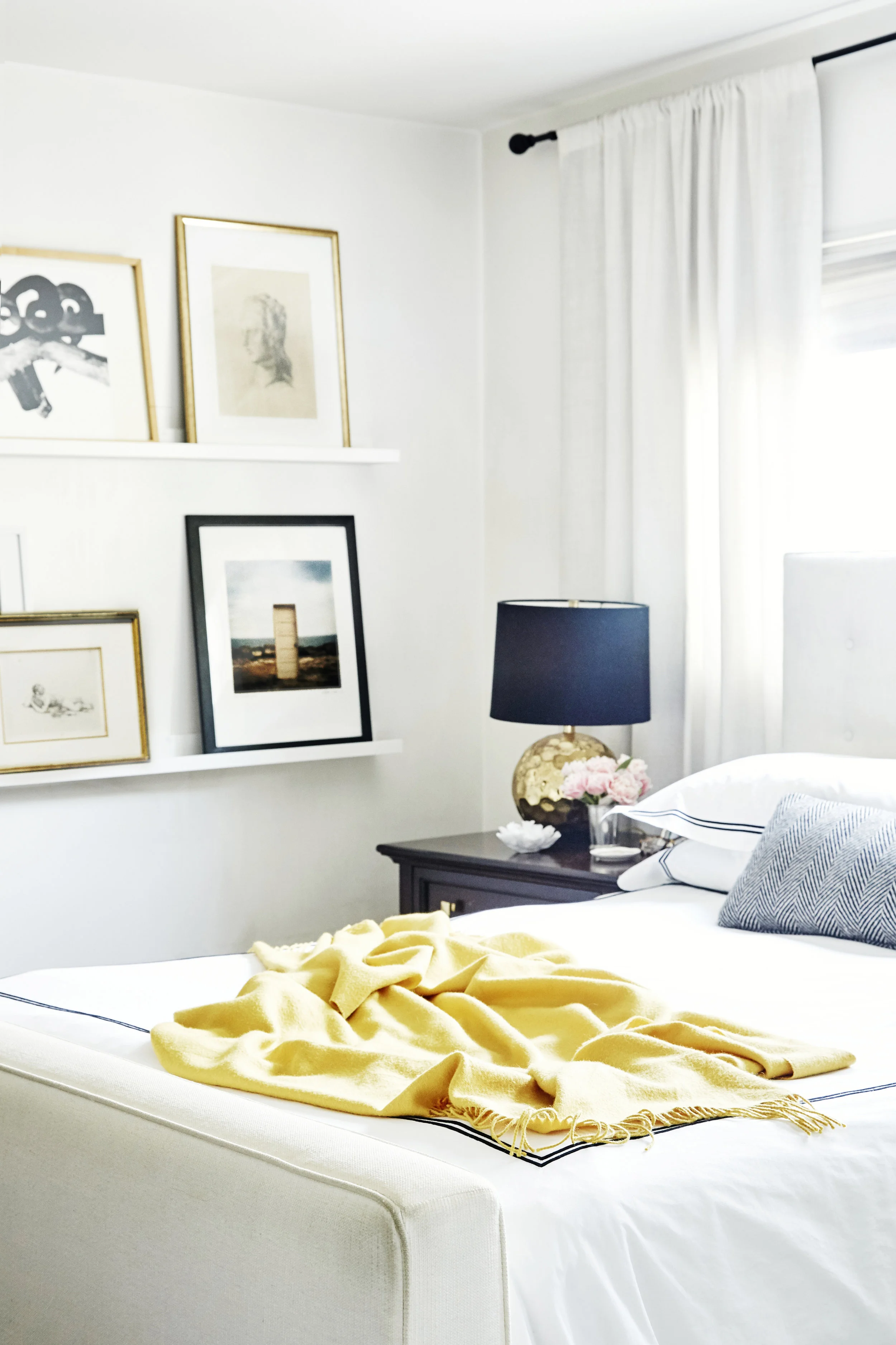 Bright Bedroom - Liz Foster Interiors