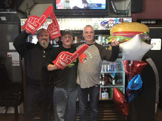 Photo: Kaylee Remington, cleveland.com Joe McDonough, John Caine and David Grace of Gunselman's Tavern.