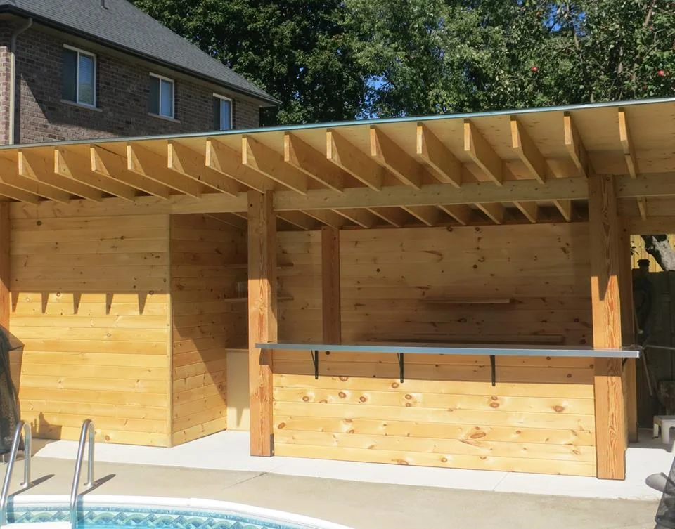 Niagara Carpenter Custom Built Outdoor Pool Bar