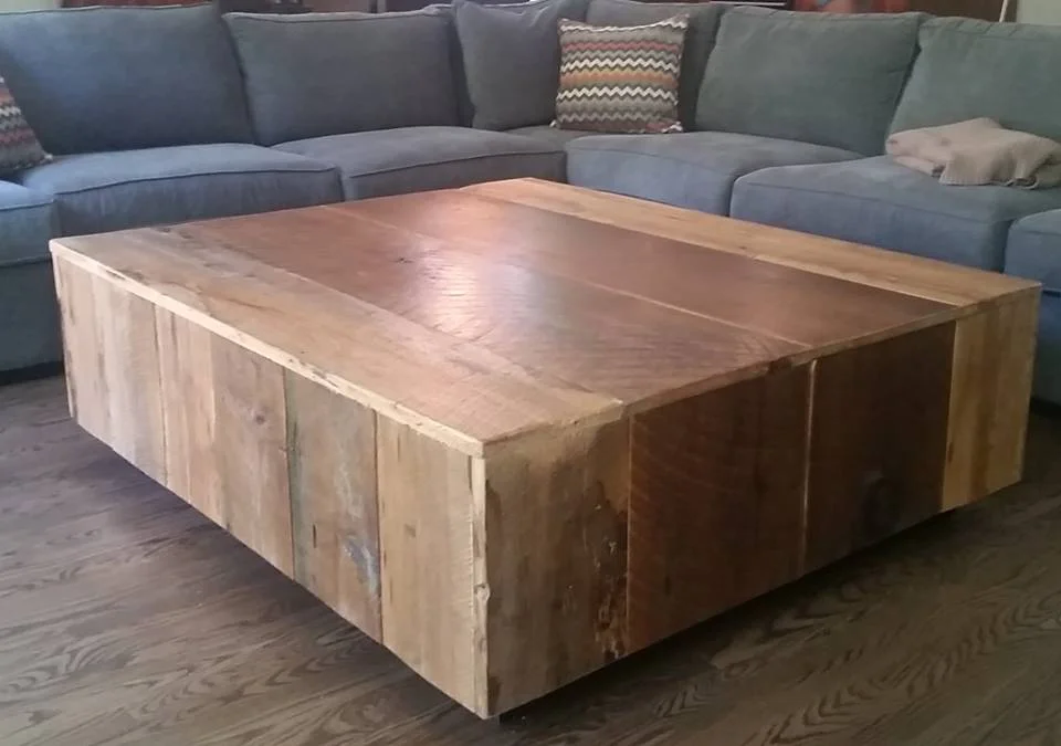 Niagara Carpenter Custom Build Reclaimed Wood Coffee Table