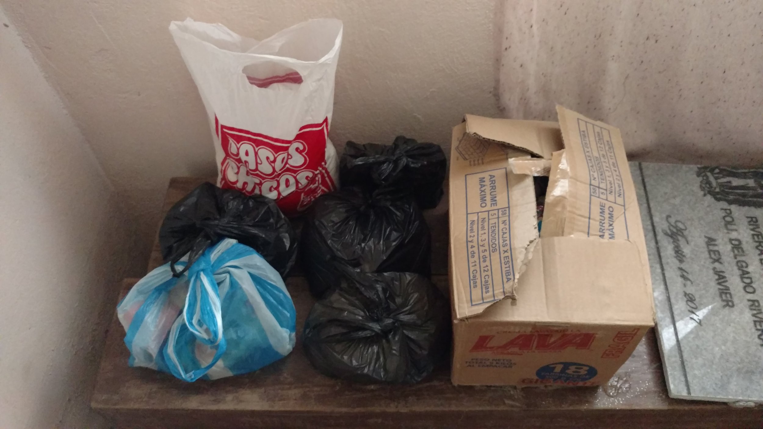 Non-perishable goods brought to kick off the social outreach