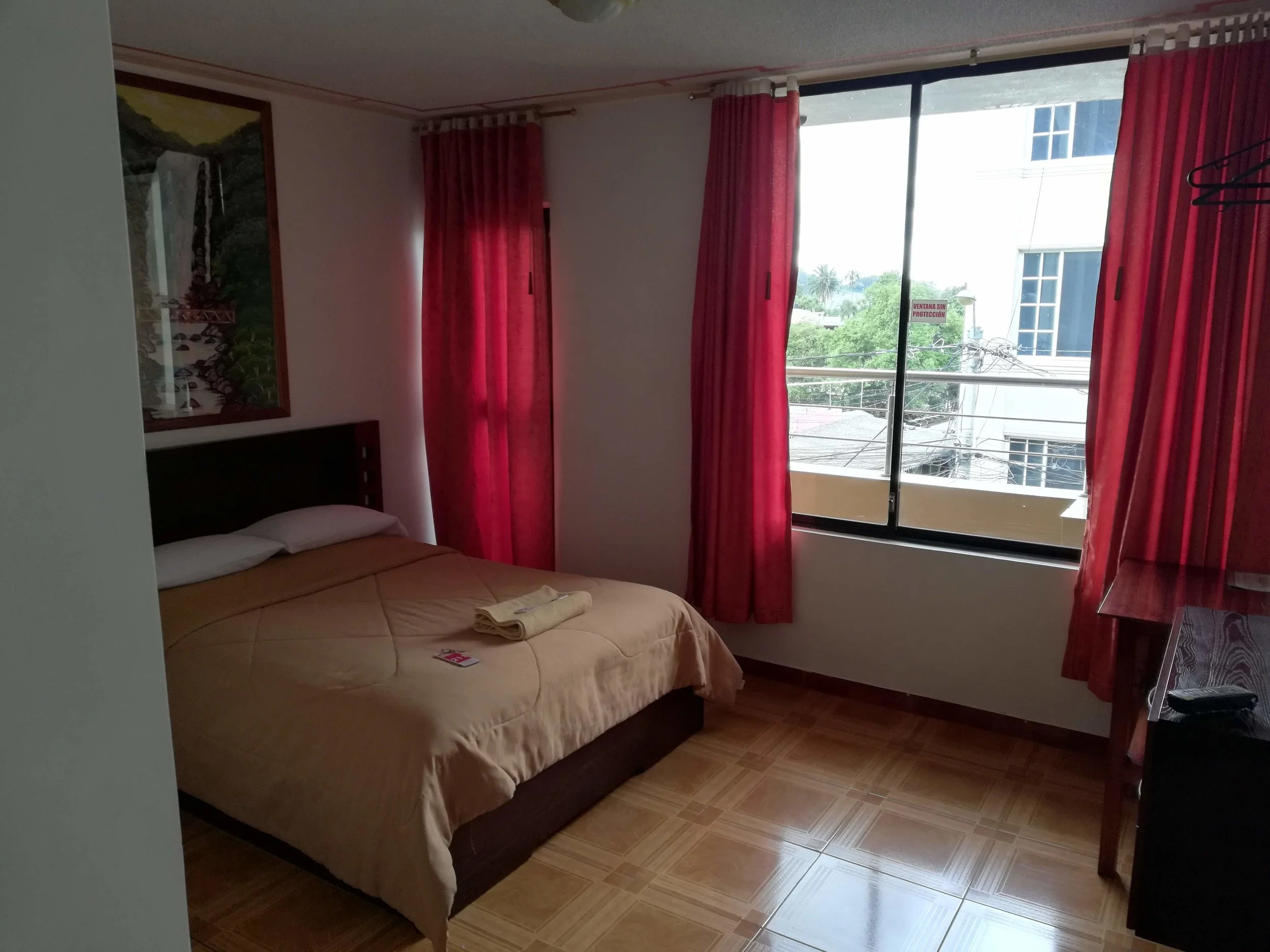 My room in Otavalo, $12 a night w/ private bath
