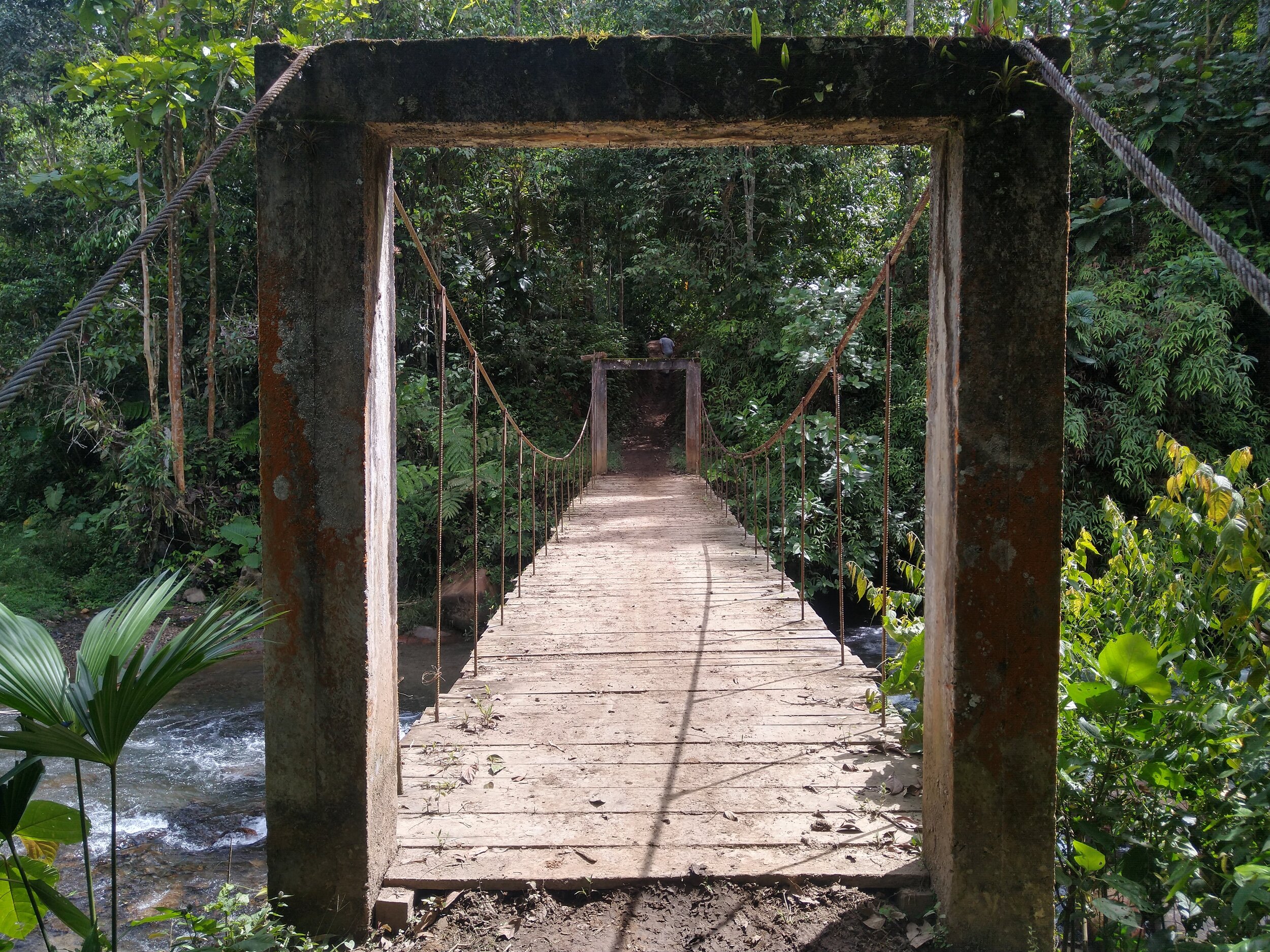 Footbridge over the Chontal River