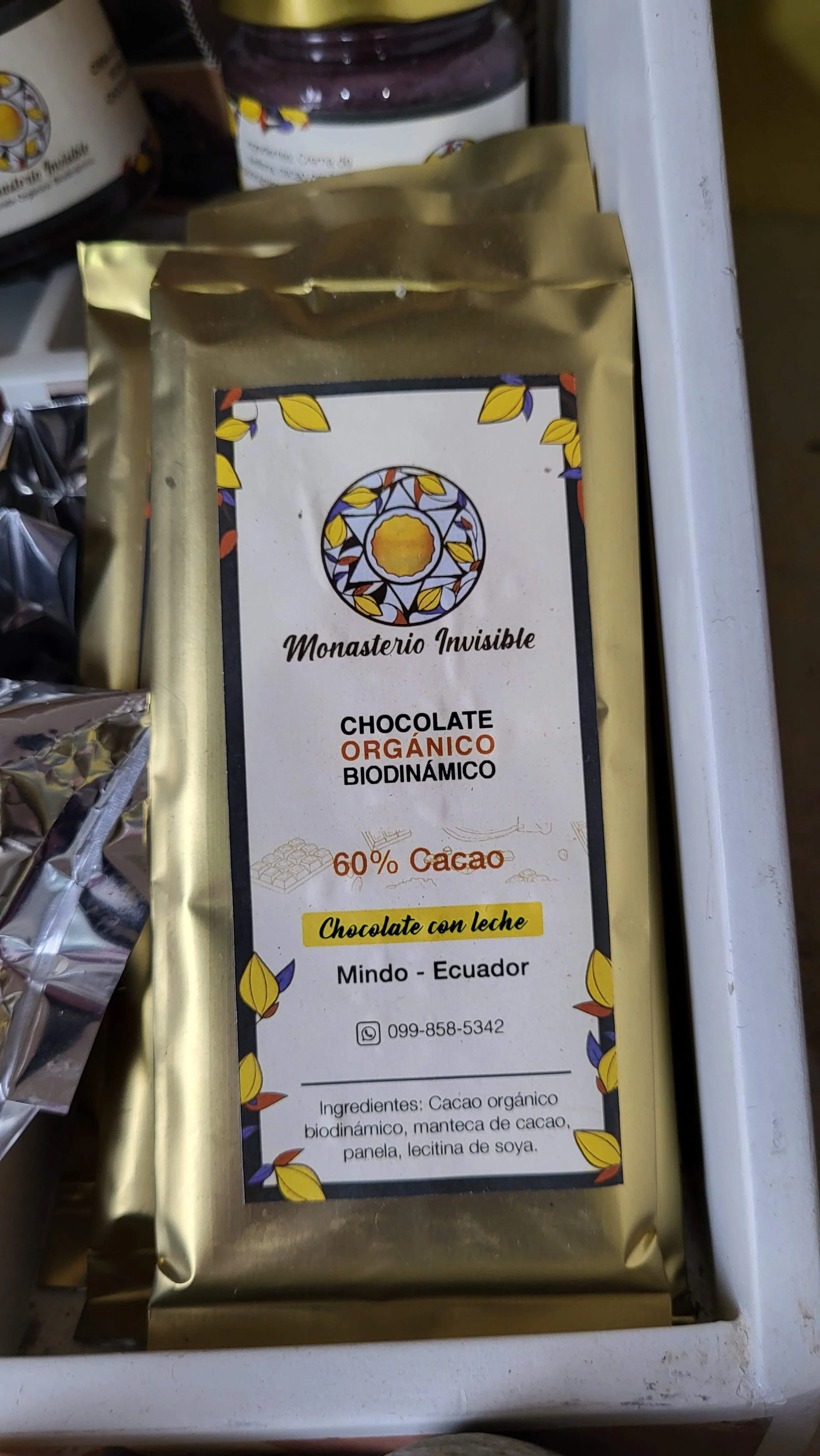 One of the many chocolates for sale in Mindo