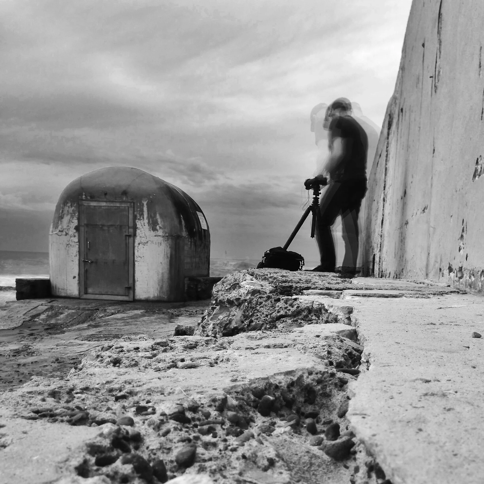 'A photograph isn't real to me until I can touch it. A print is the tactile confluence of light and shadow - when my creative process is fully and properly realised.' Paul at Newcastle Ocean Baths, Australia